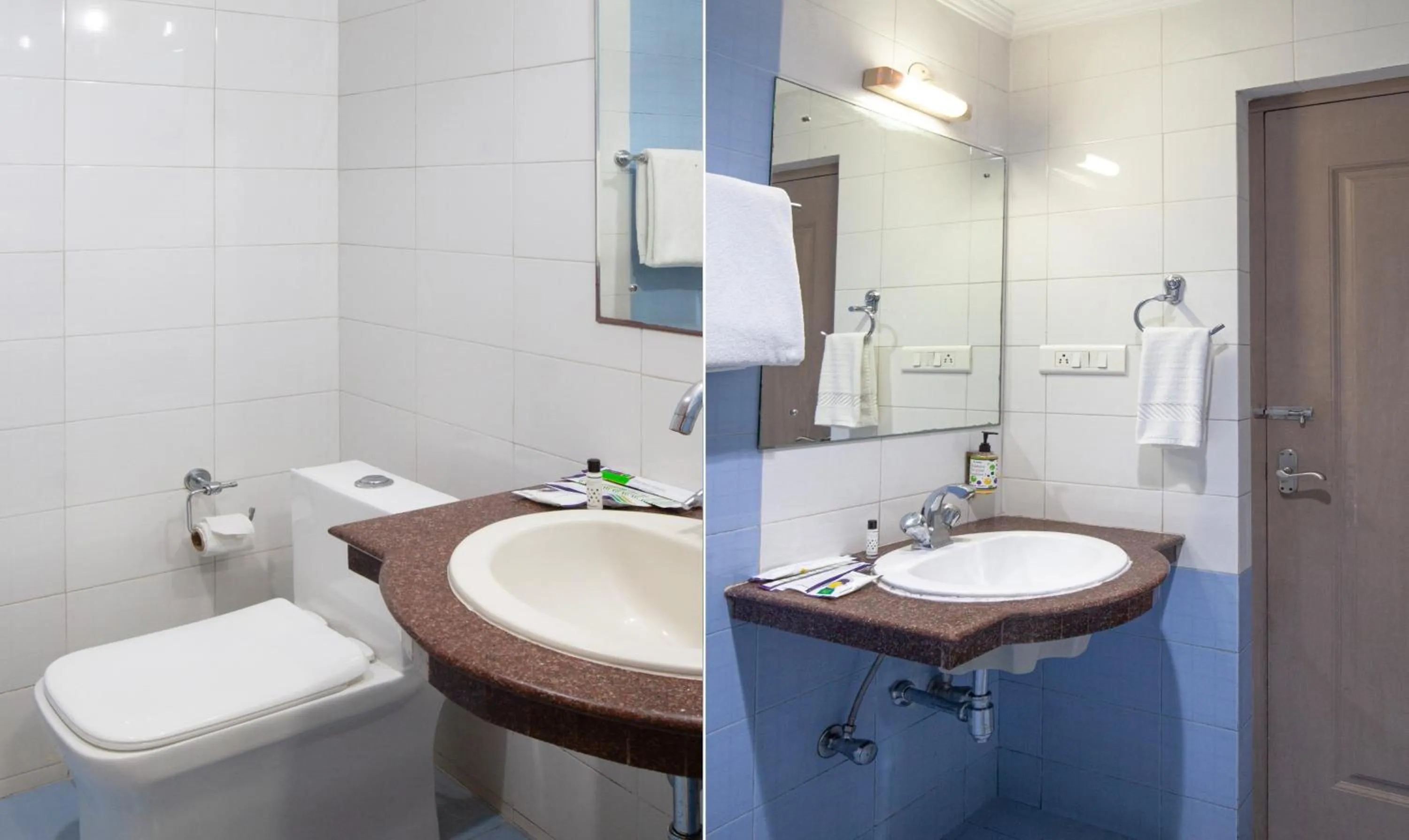 Toilet in Treebo Y Hotels Elite, Khandagiri