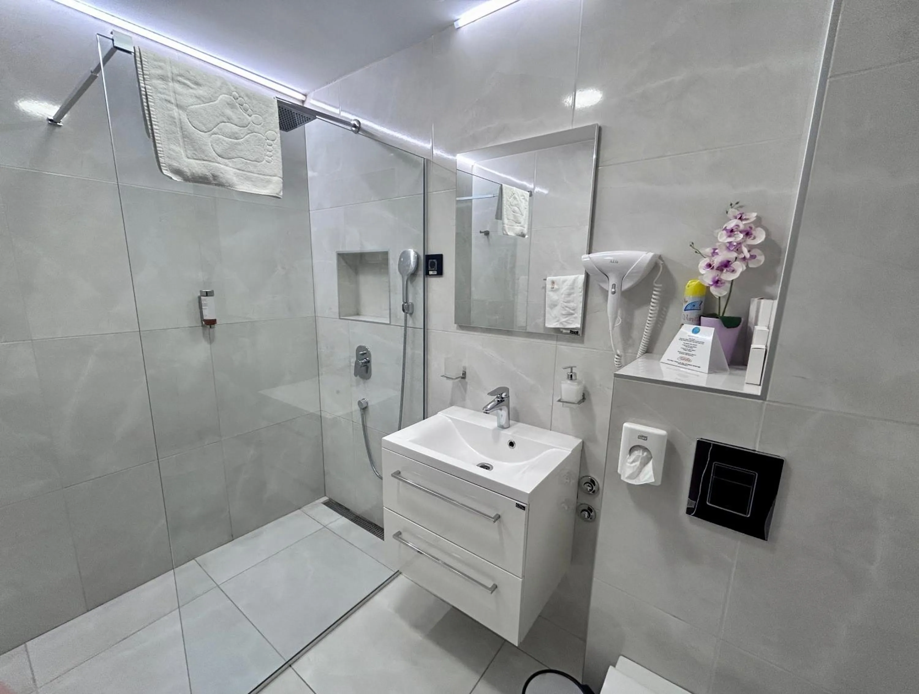 Shower in Hotel Siesta