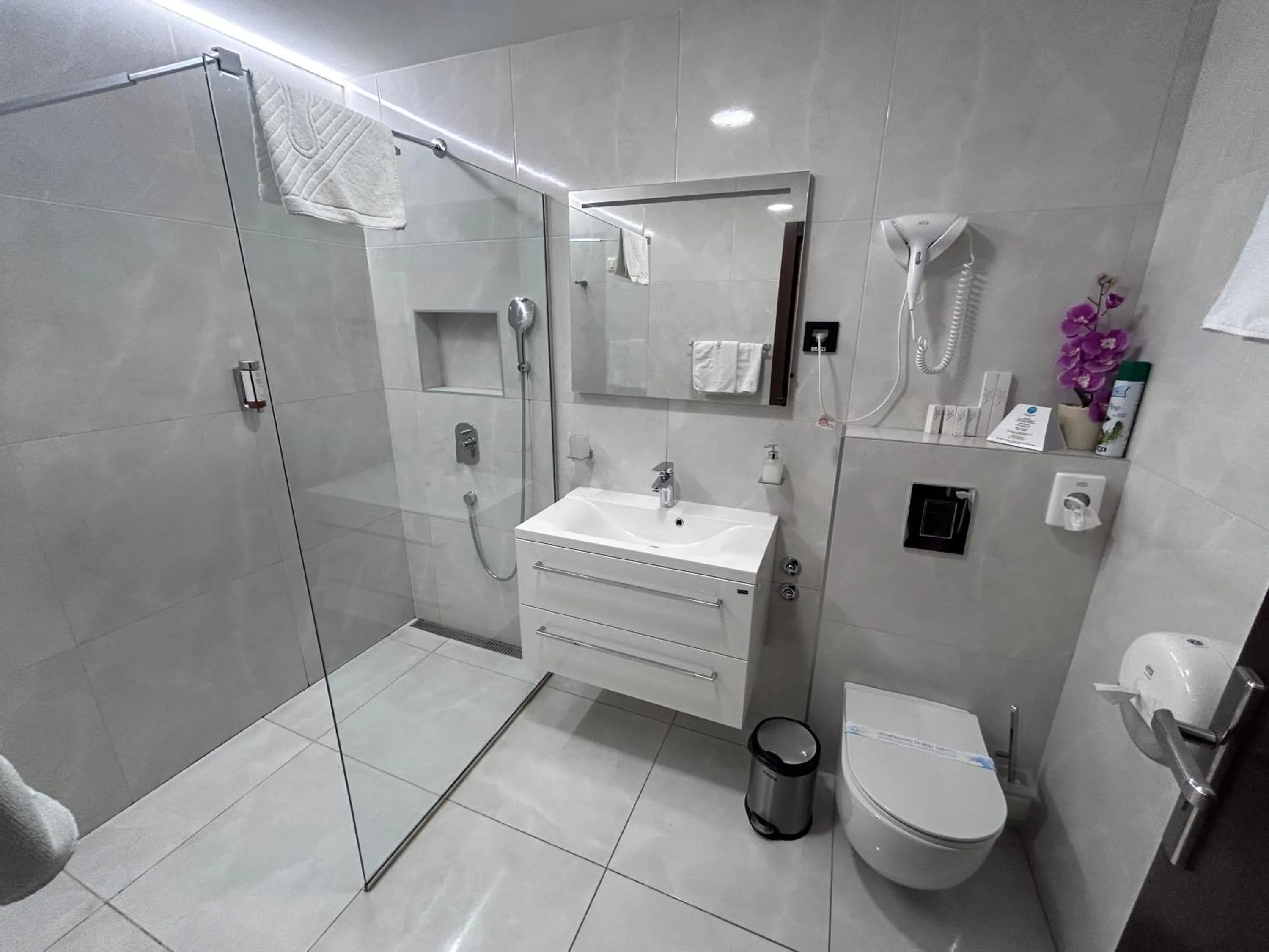 Shower in Hotel Siesta