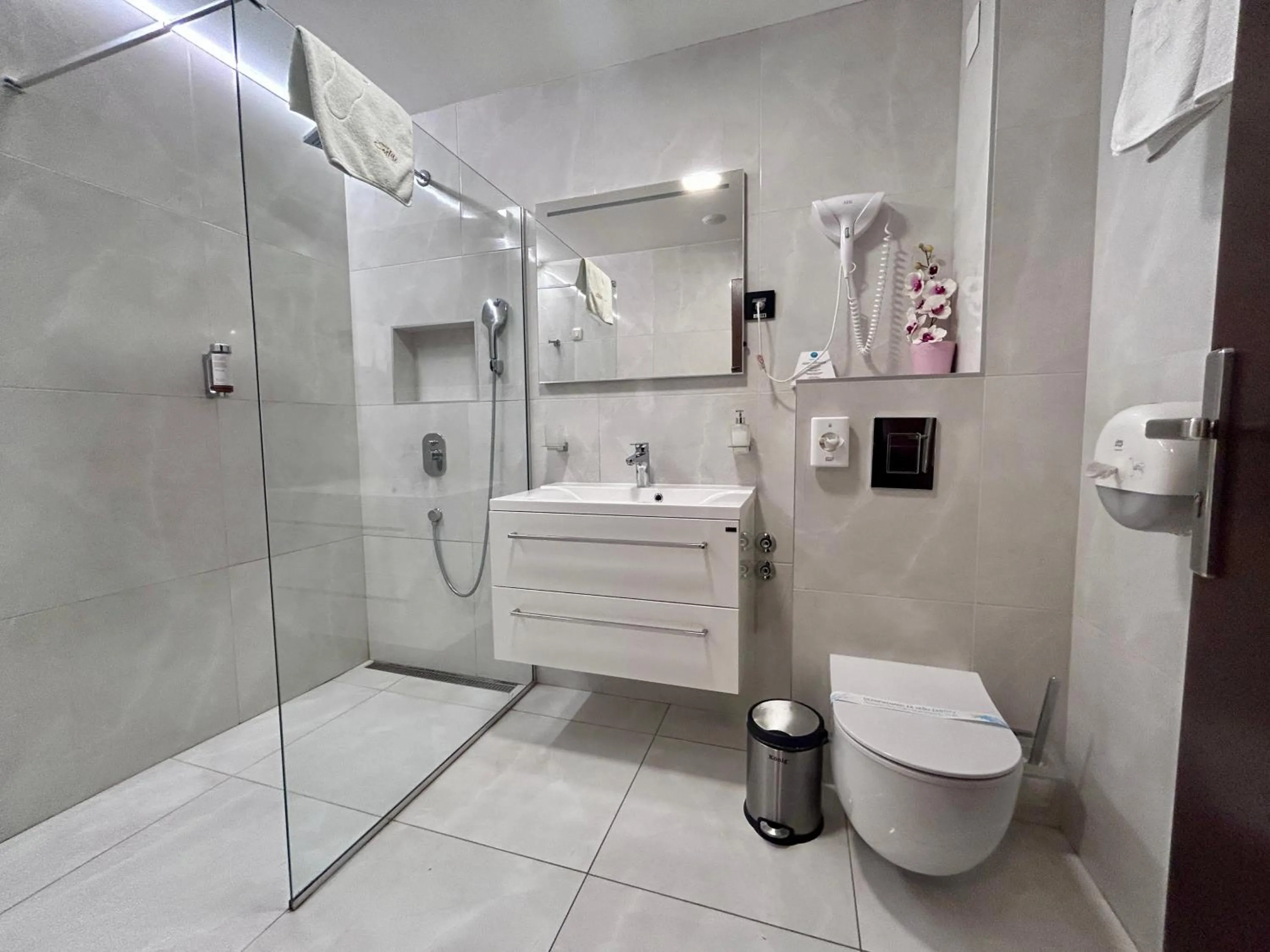 Shower in Hotel Siesta