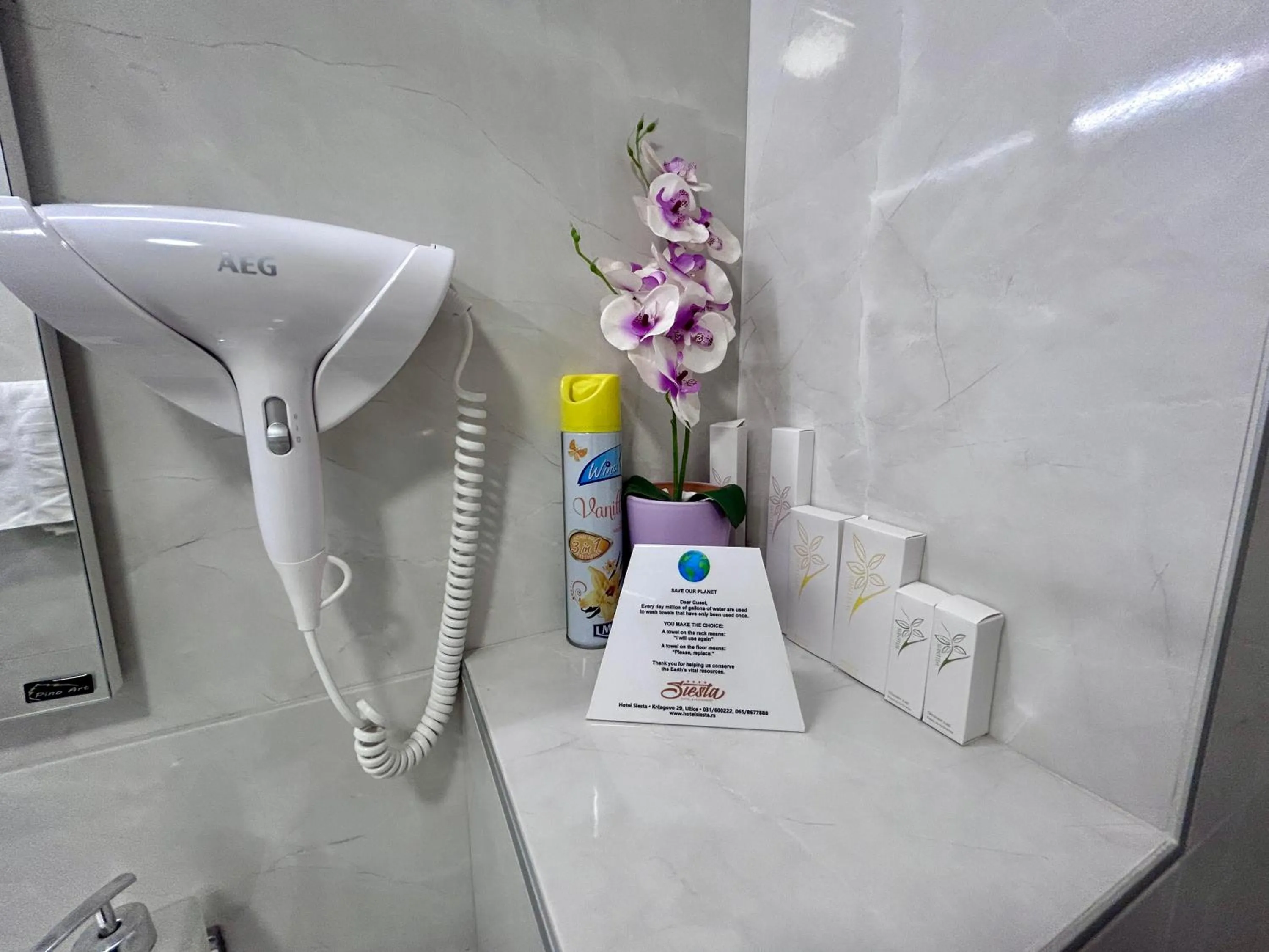 Bathroom in Hotel Siesta