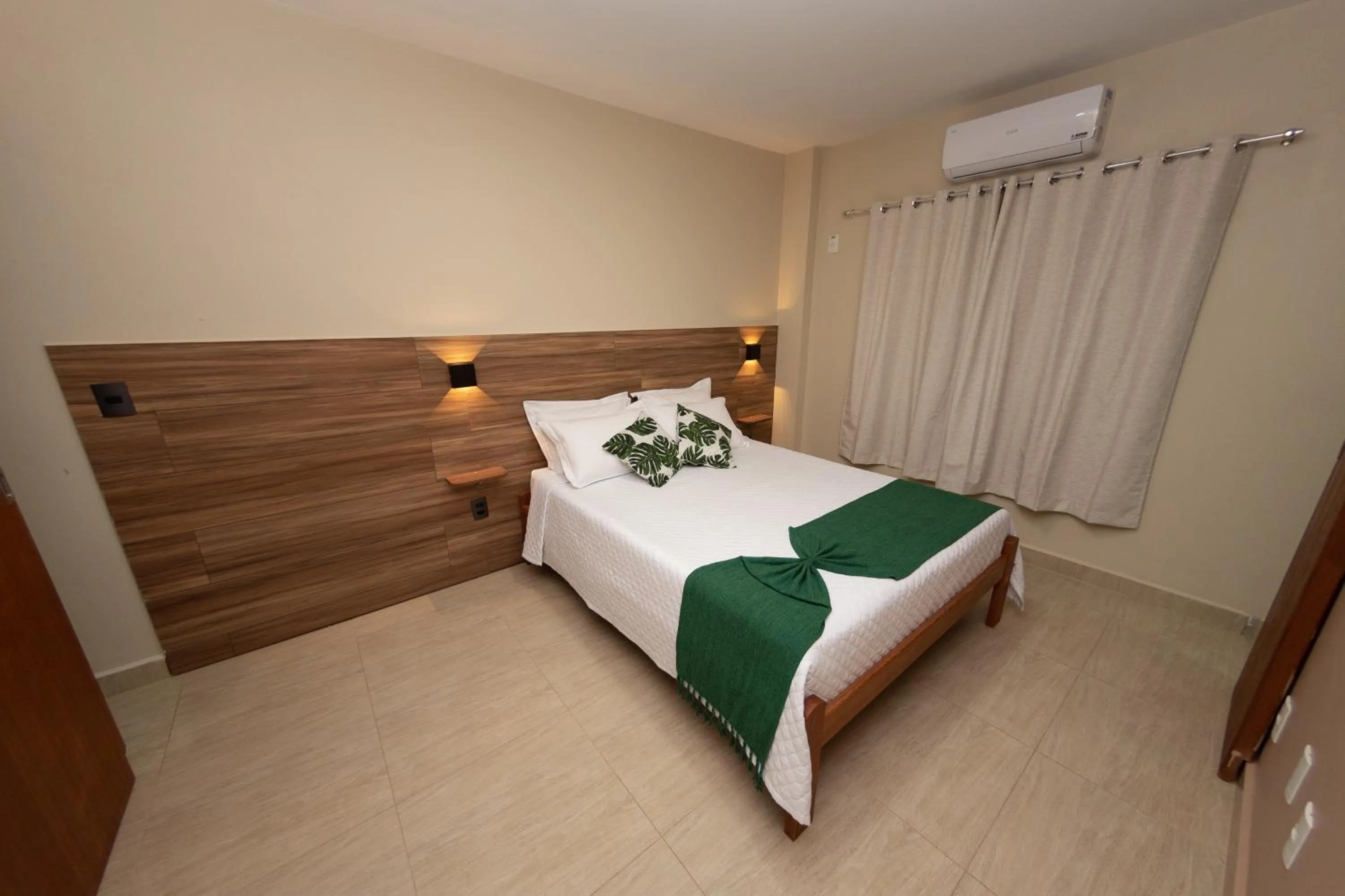 Bed in Terra D` Ouro Apart Hotel