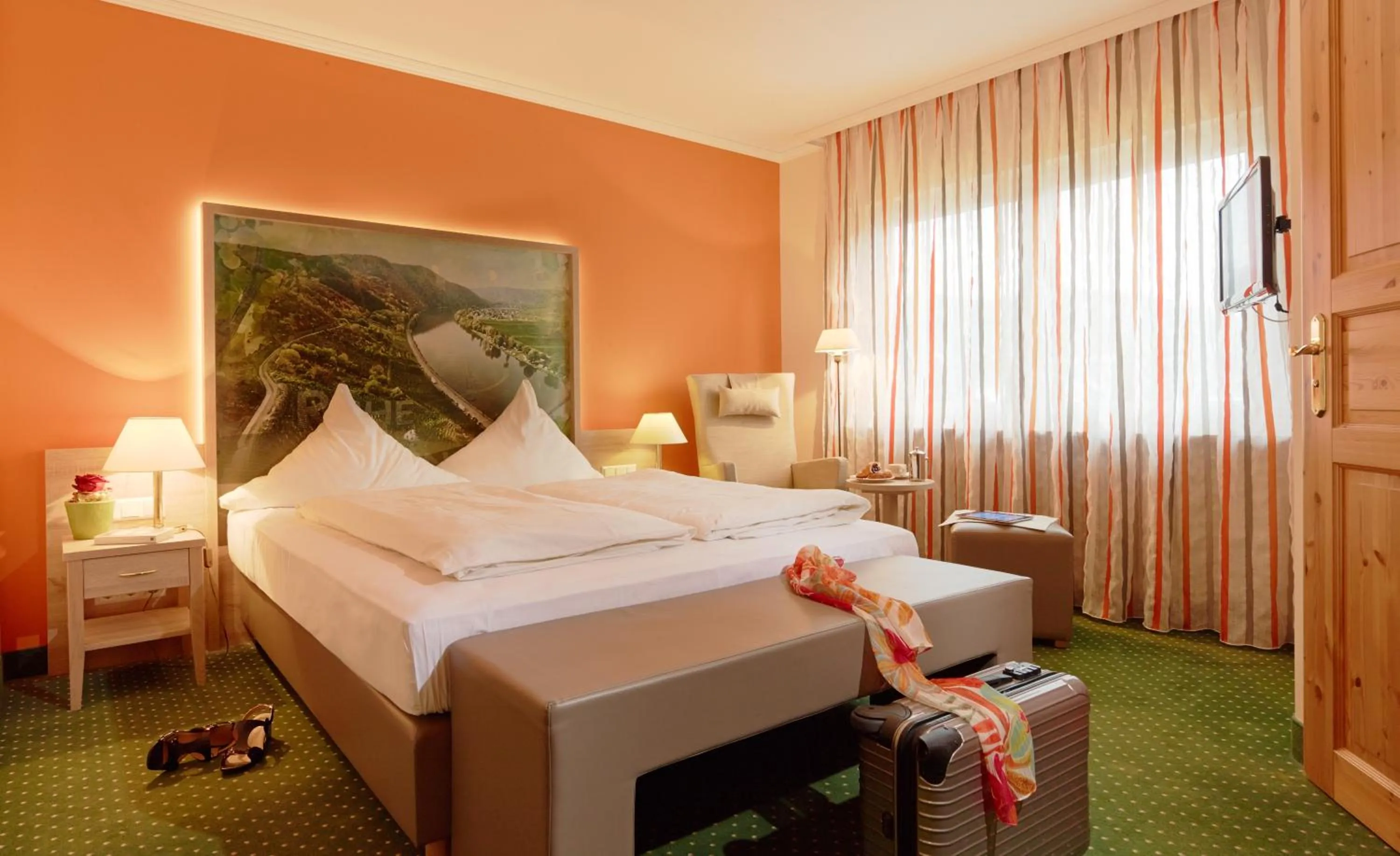 Bed in Ringhotel Bömers Mosel Landhotel