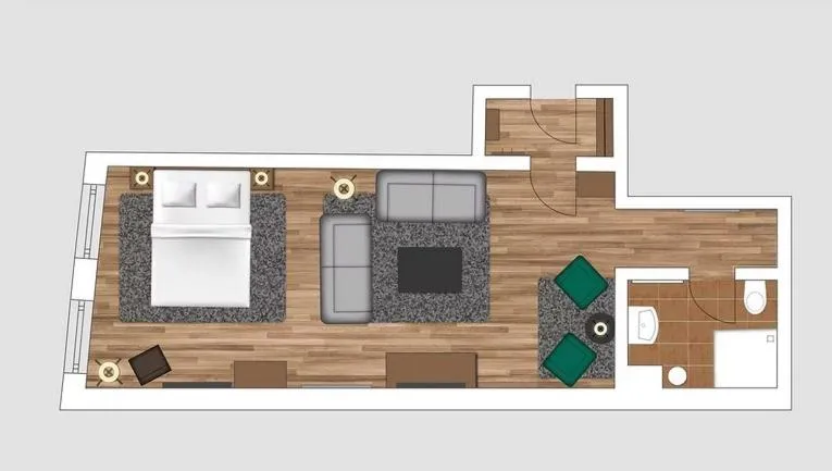 Floor plan in Hotel-Gasthof Höttl