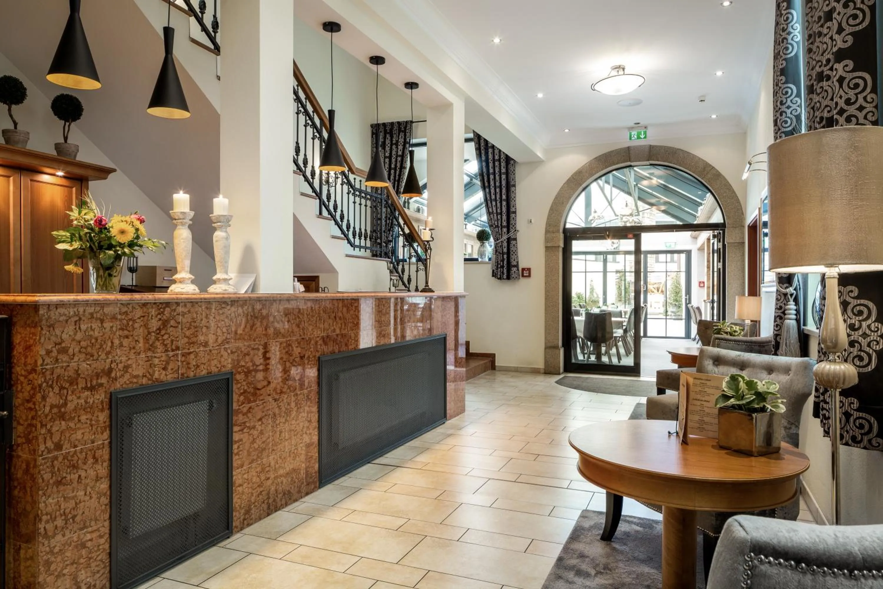 Lobby or reception in Hotel-Gasthof Höttl