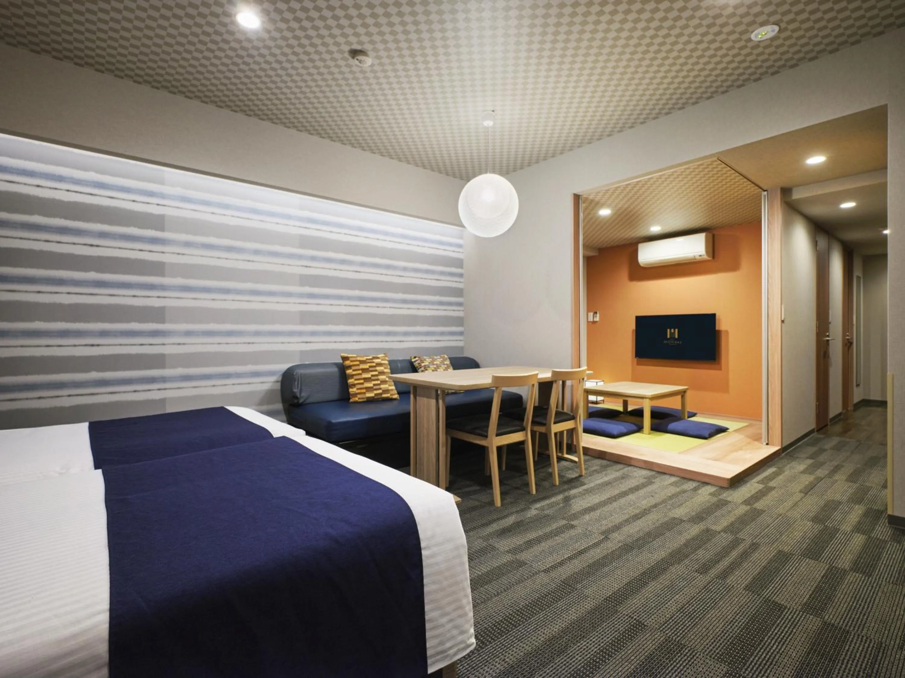 Bed in MONday Apart Premium AKIHABARA ASAKUSABASHI Sta.