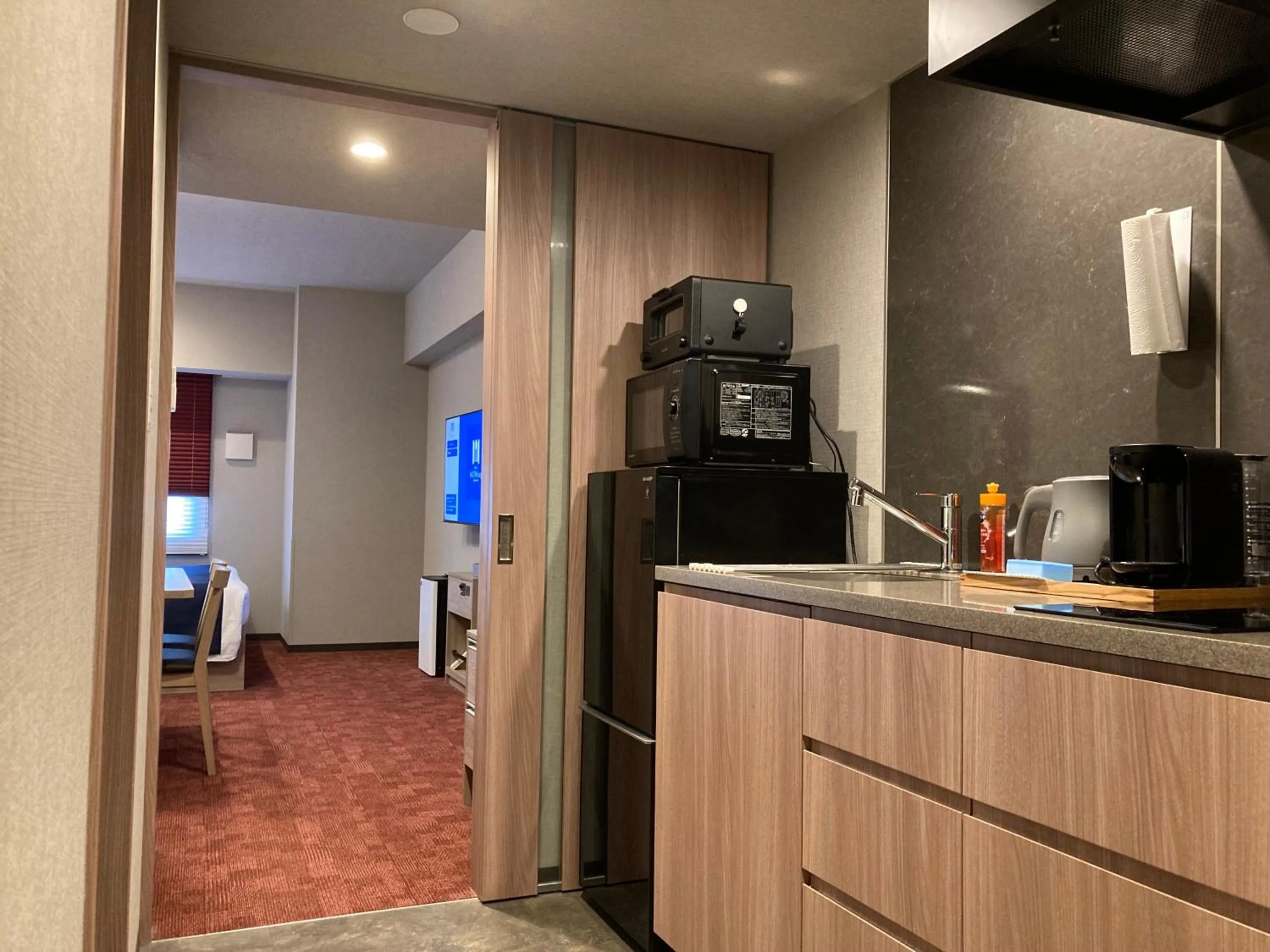 kitchen in MONday Apart Premium AKIHABARA ASAKUSABASHI Sta.