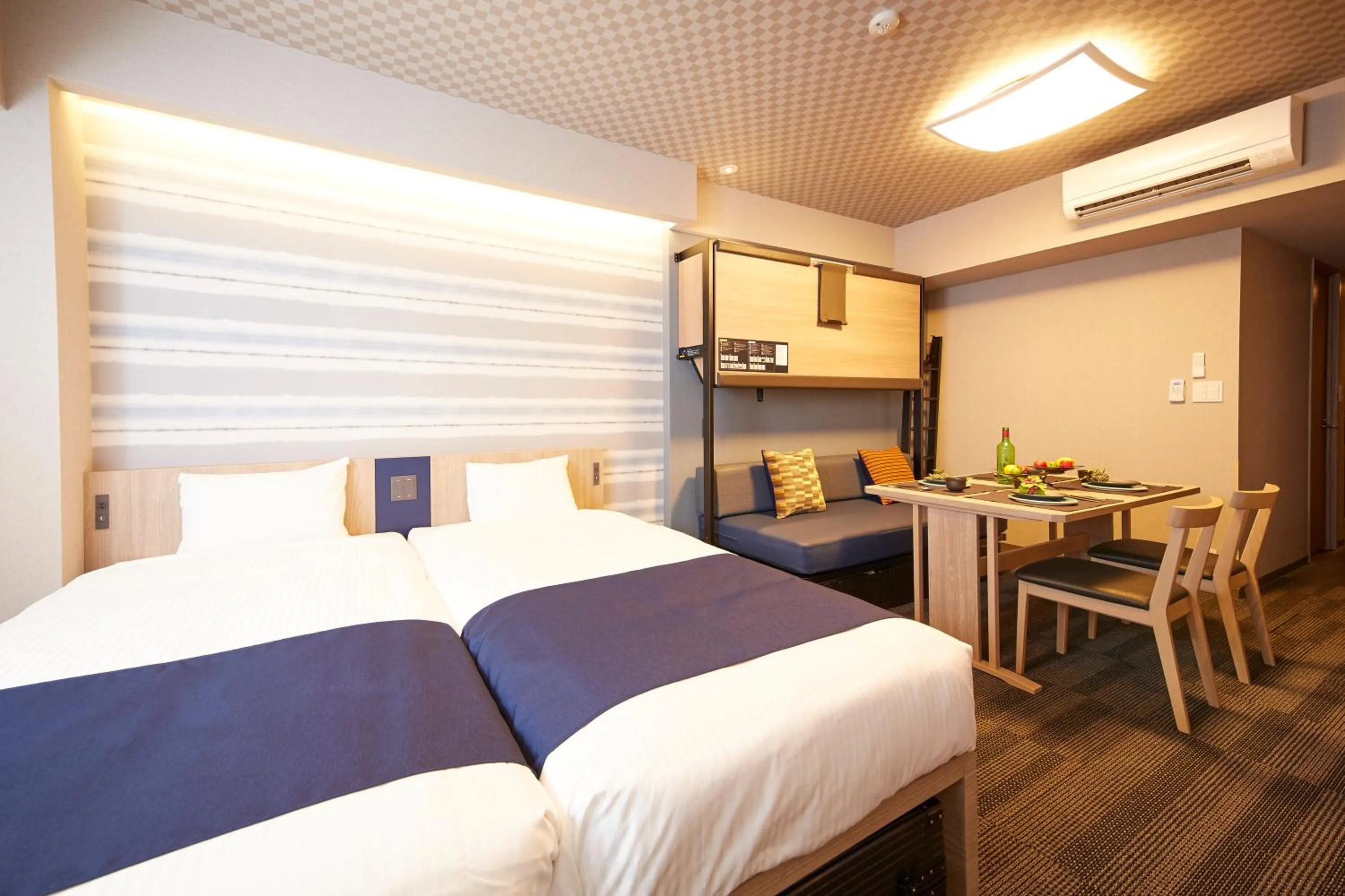 Photo of the whole room, Bed in MONday Apart Premium AKIHABARA ASAKUSABASHI Sta.