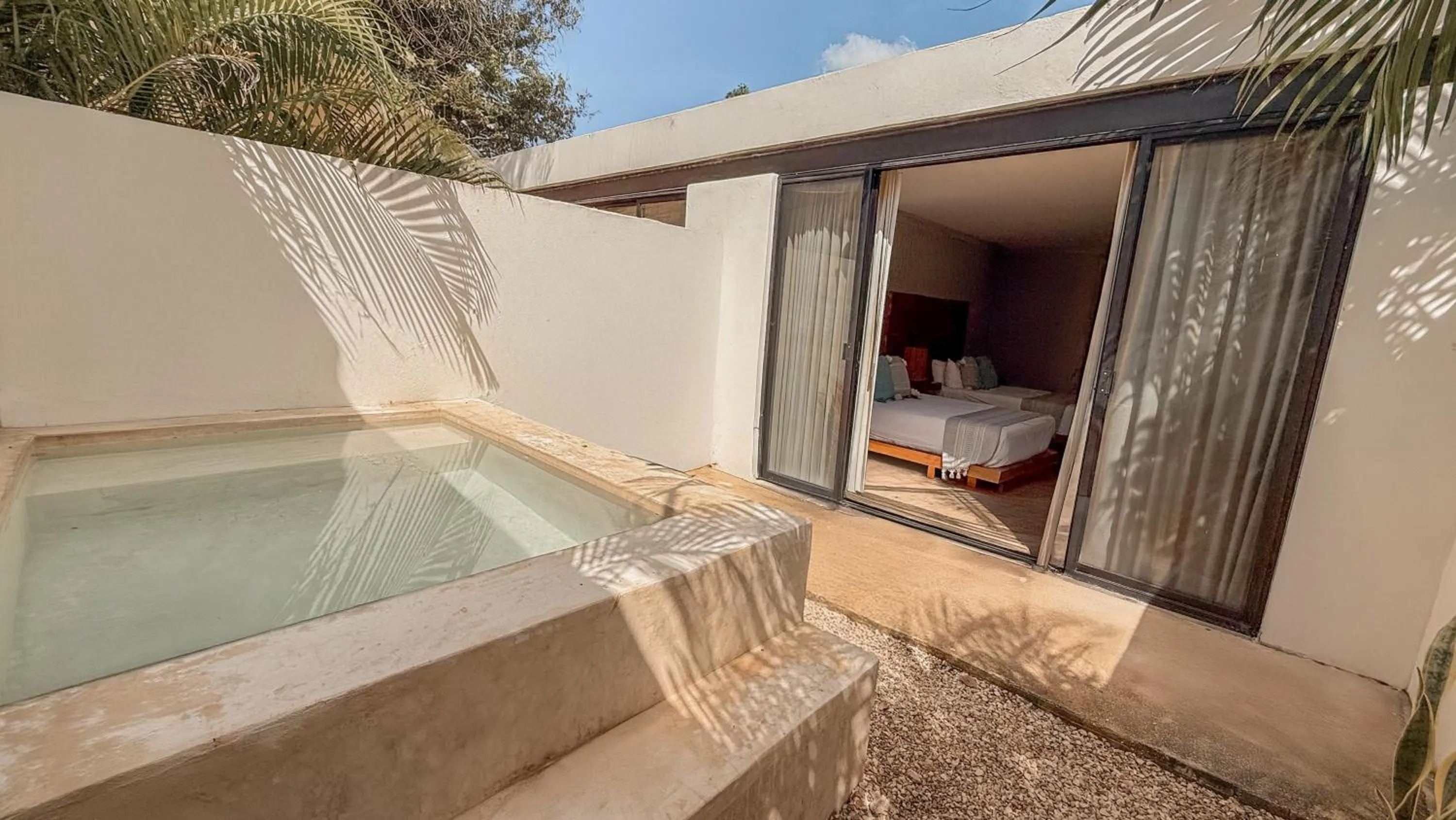 Pool view in Hotel Unknown