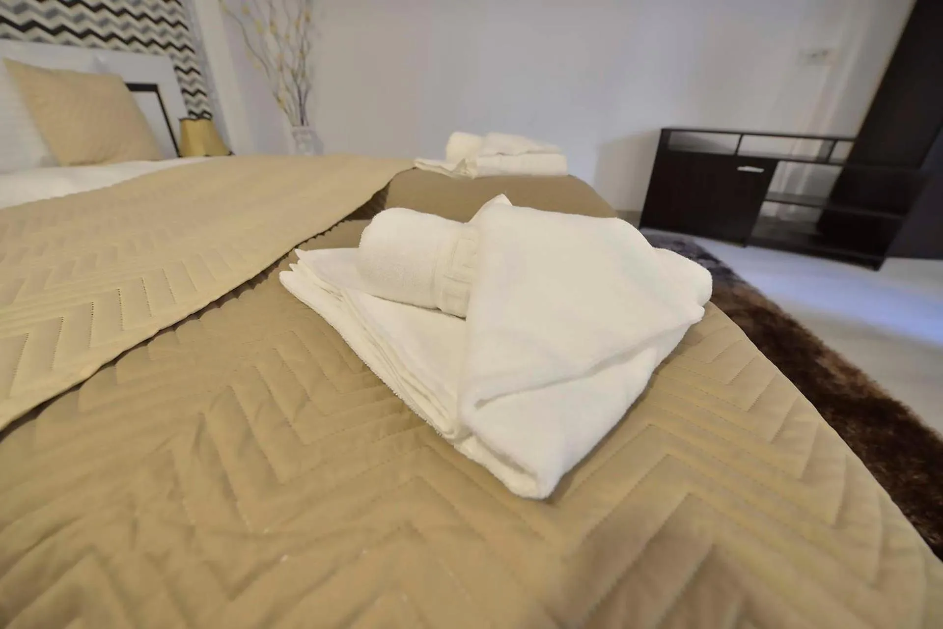 Bed in AMADEUS RESIDENCE