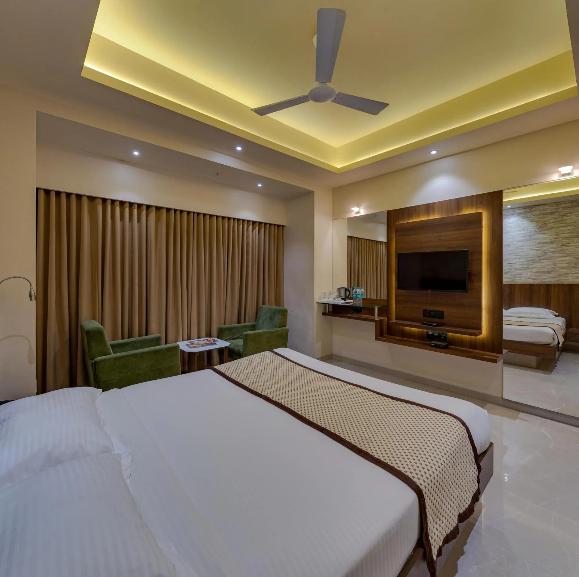 Bed in Hotel Pratham