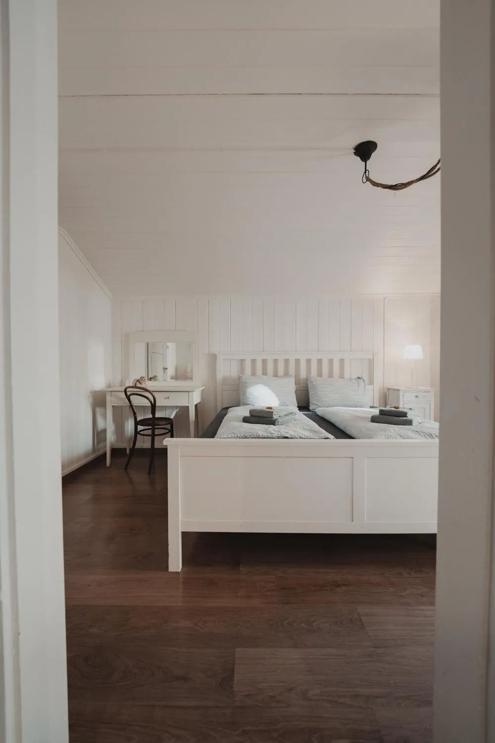 Bed in No8 Boutique Hotel - self check in