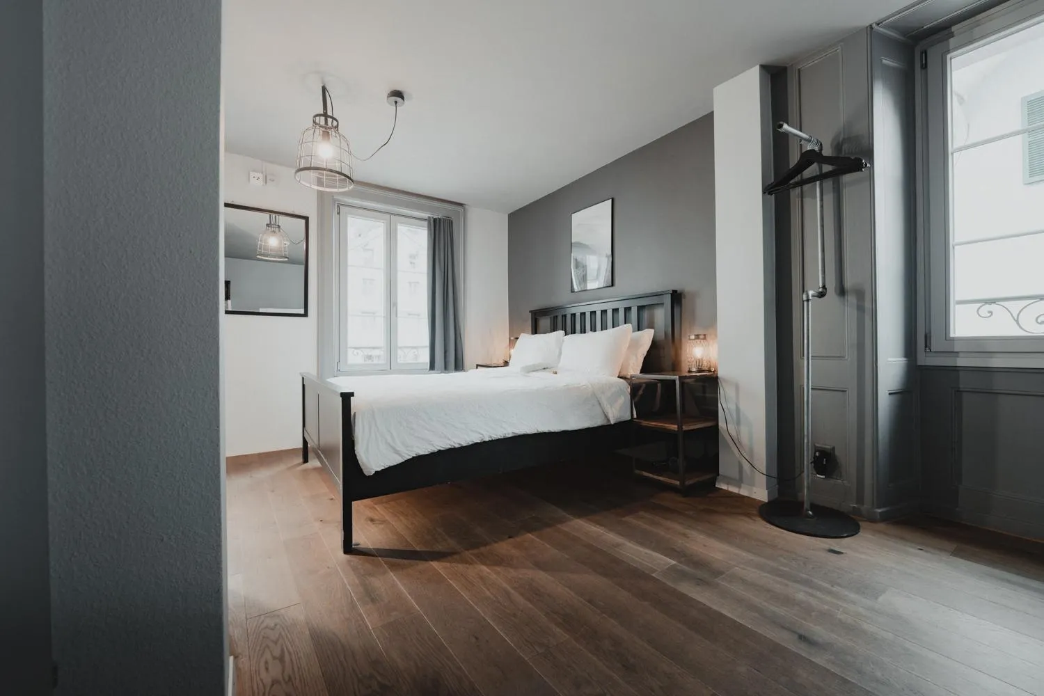 Bed in No8 Boutique Hotel - self check in