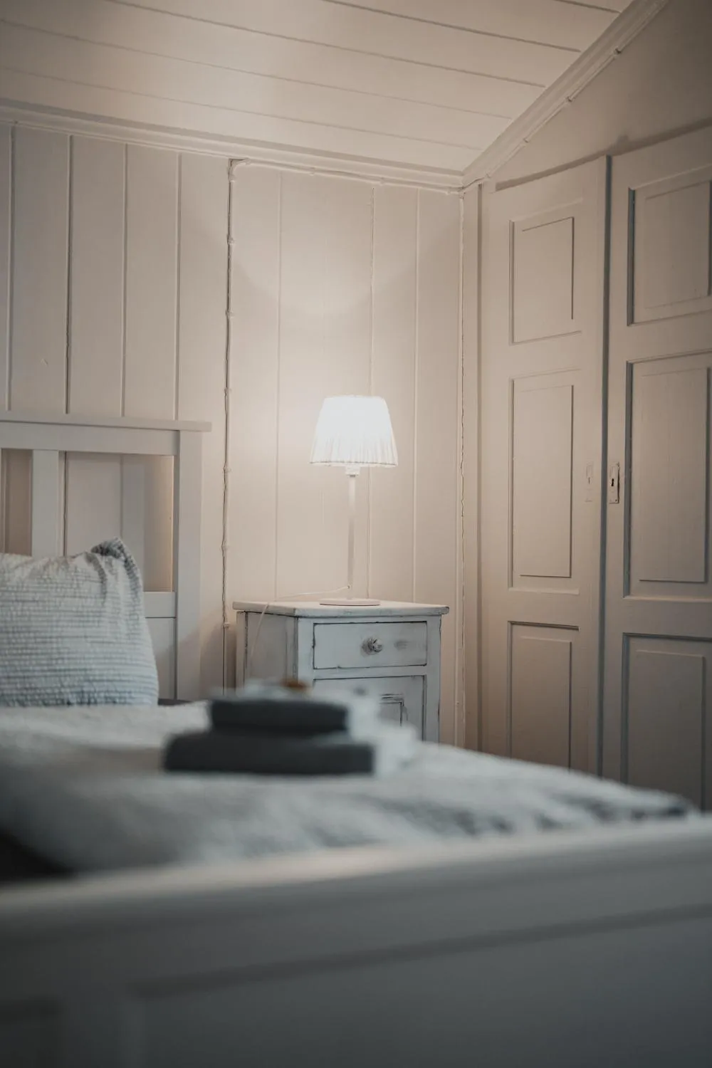 Bed in No8 Boutique Hotel - self check in