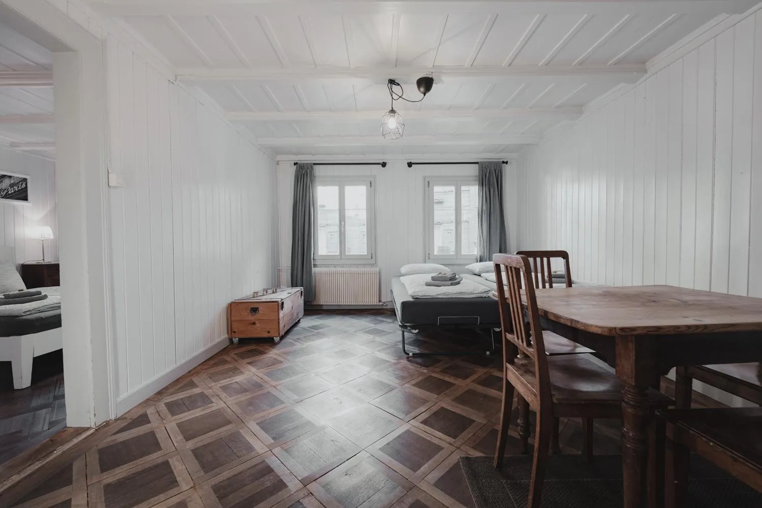 Bed in No8 Boutique Hotel - self check in