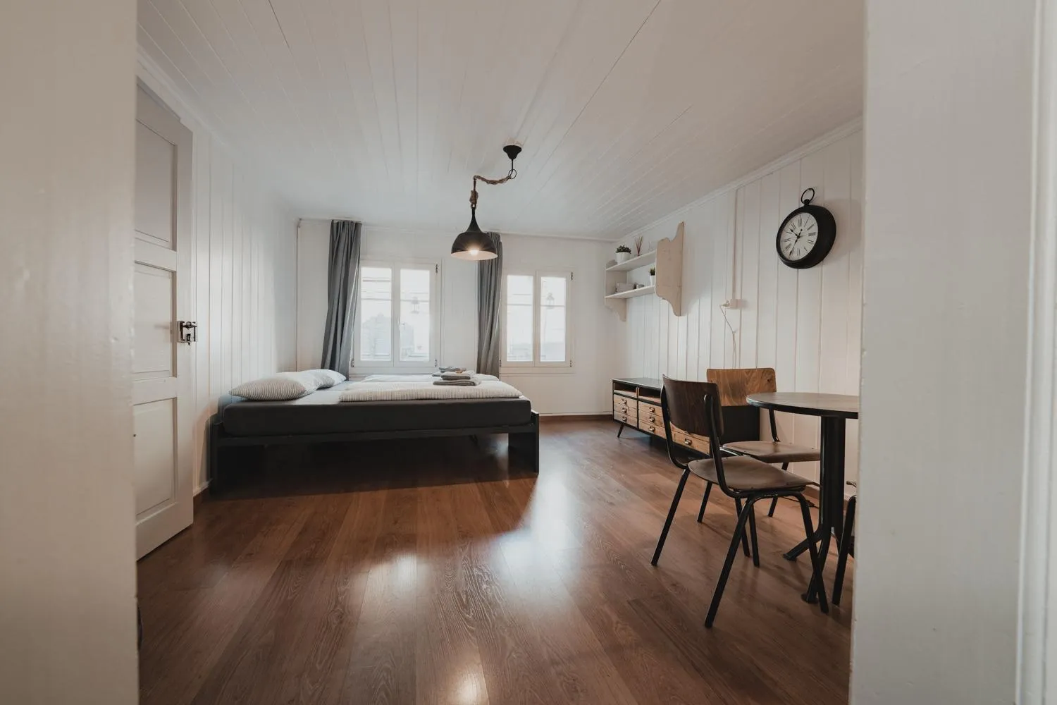 Bed in No8 Boutique Hotel - self check in