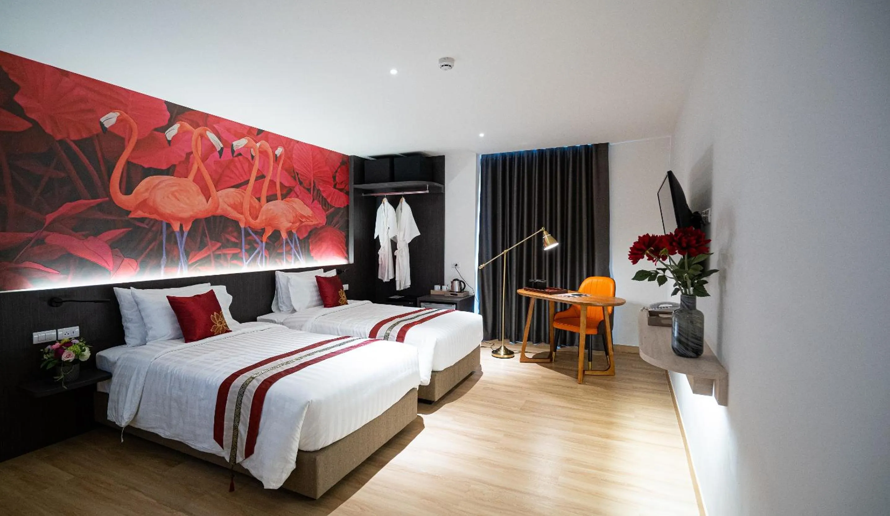 Bedroom, Bed in Pannarai Hotel Bangkok-Pra tunam