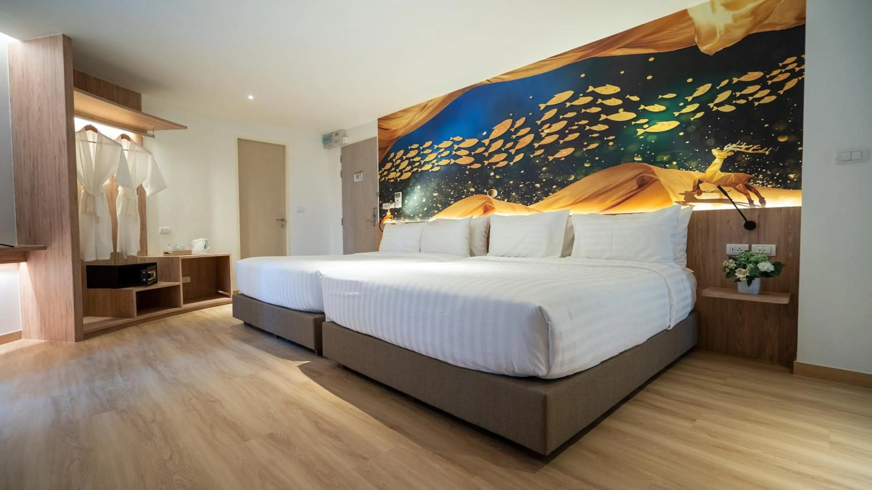 Bedroom, Bed in Pannarai Hotel Bangkok-Pra tunam