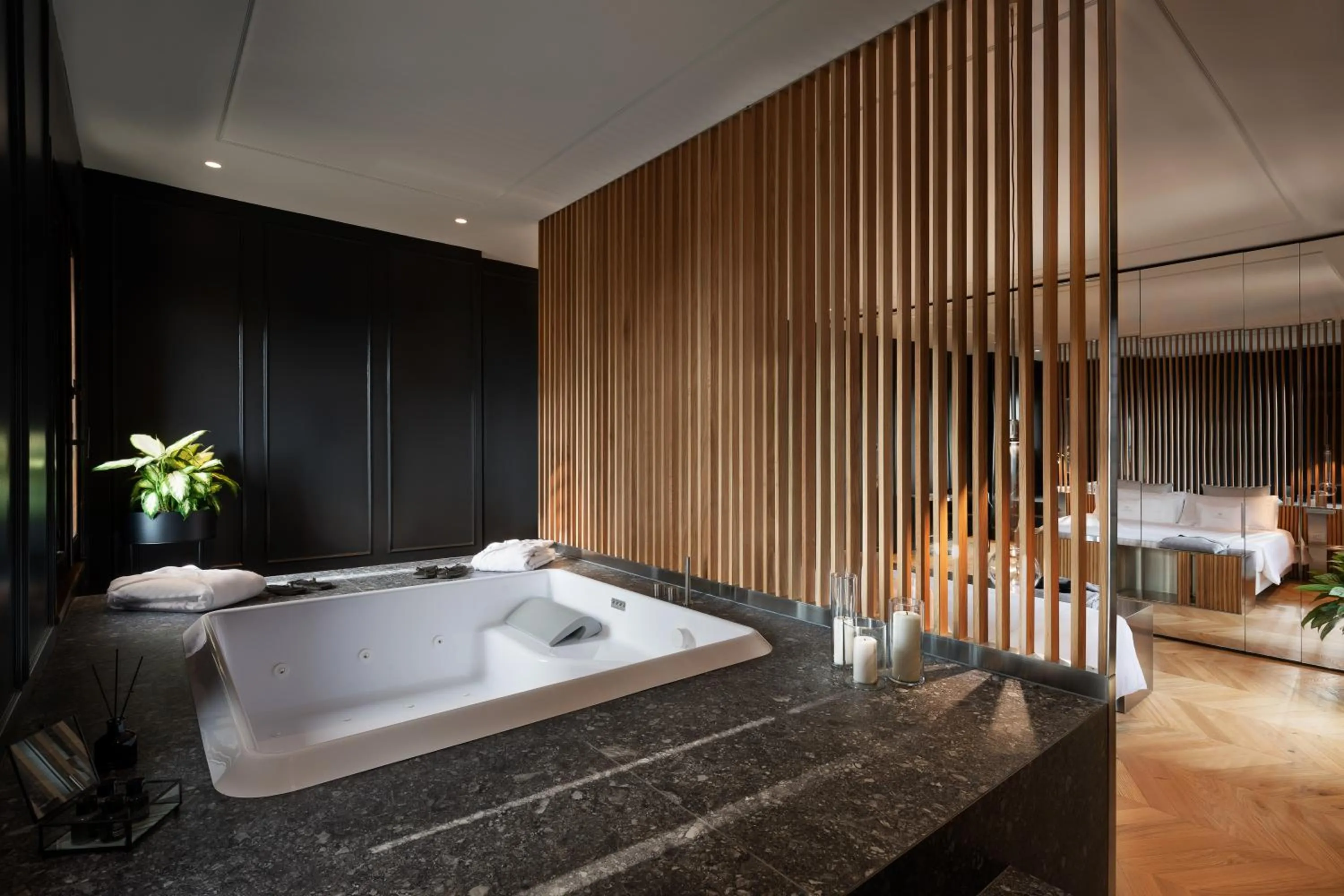 Steam room, Bed in Relais Villa Margherita