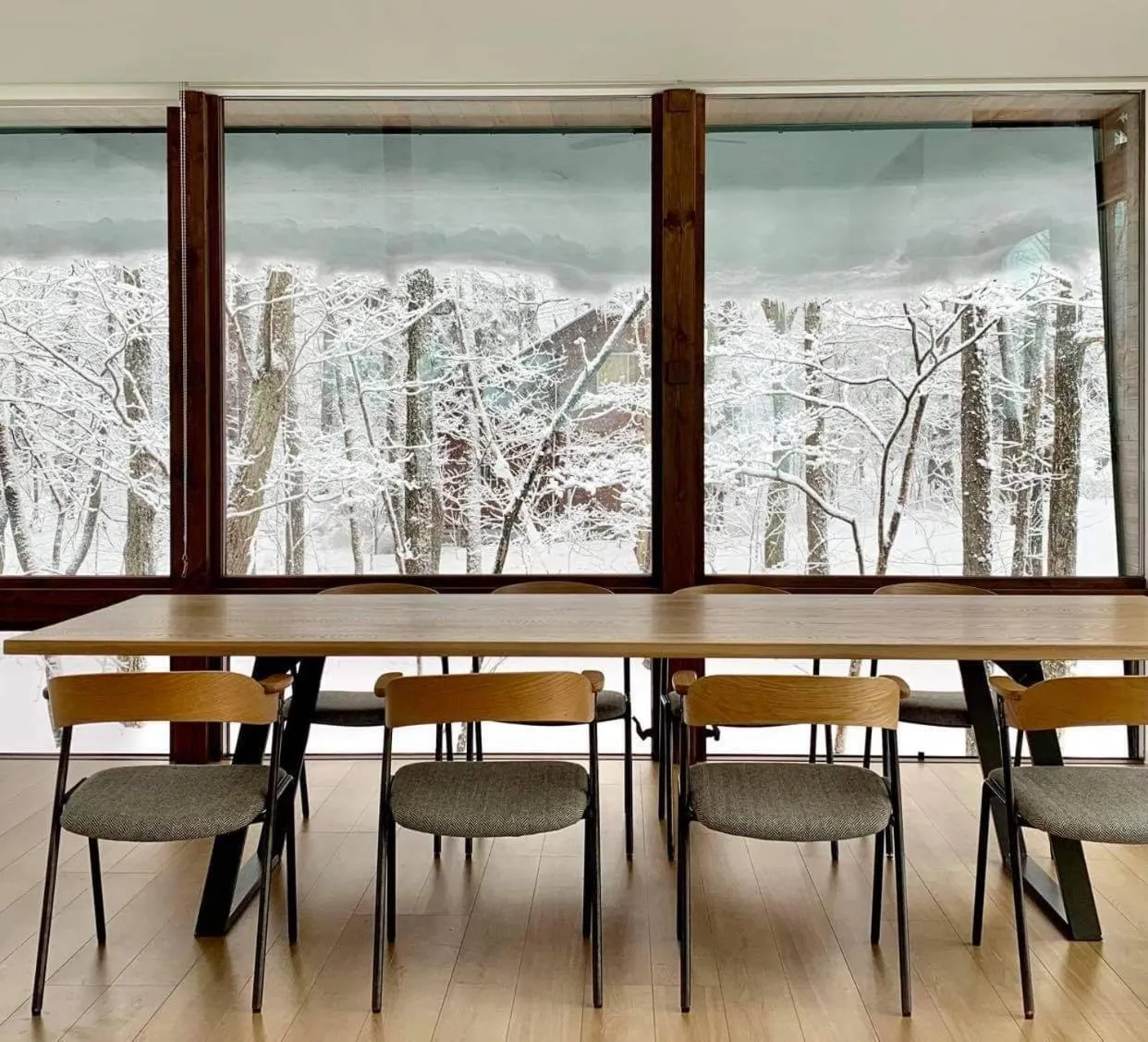 Winter in Ahiru Chalet by Hakuba White Fox Company