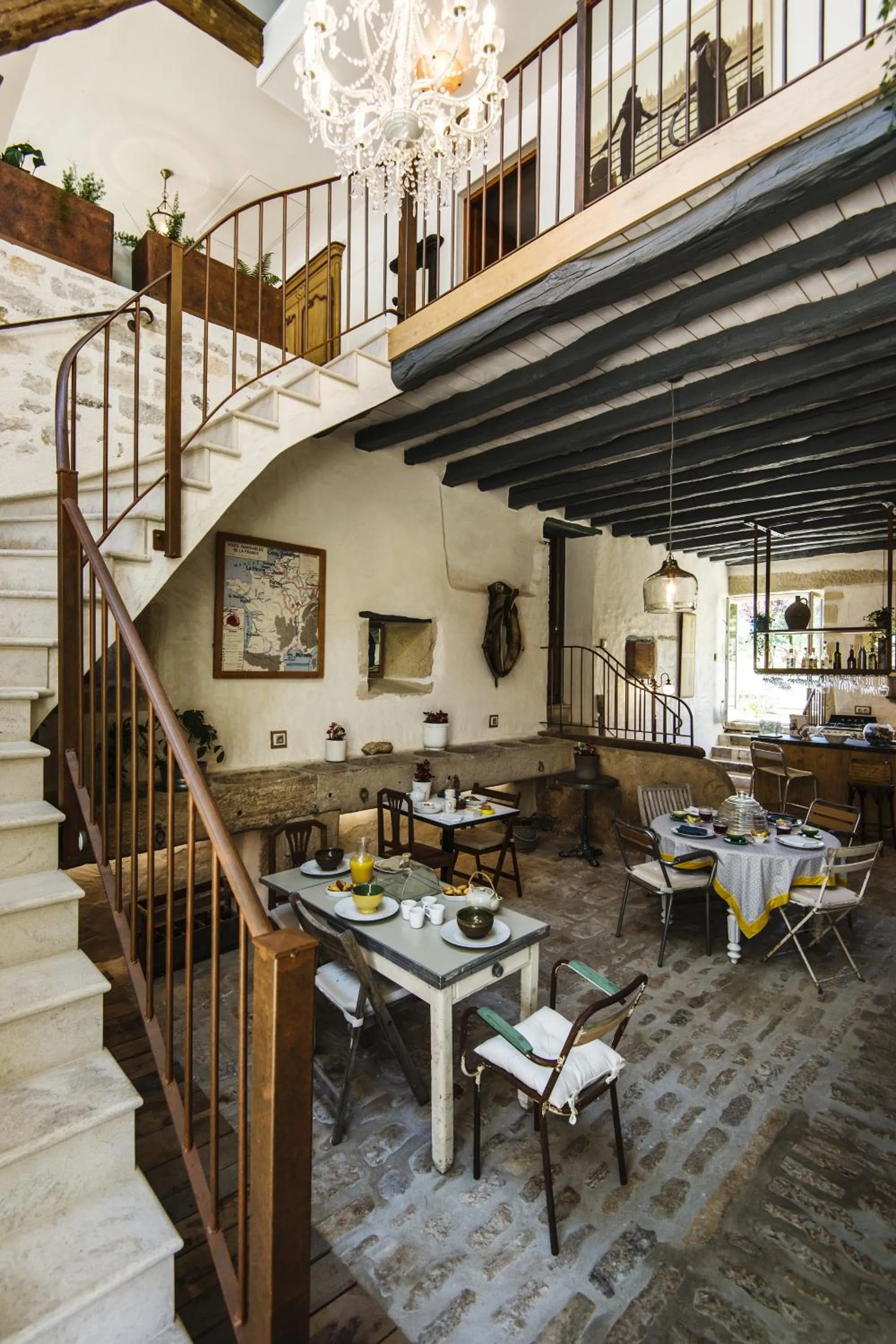 Dining area in Le Domaine des Carriers