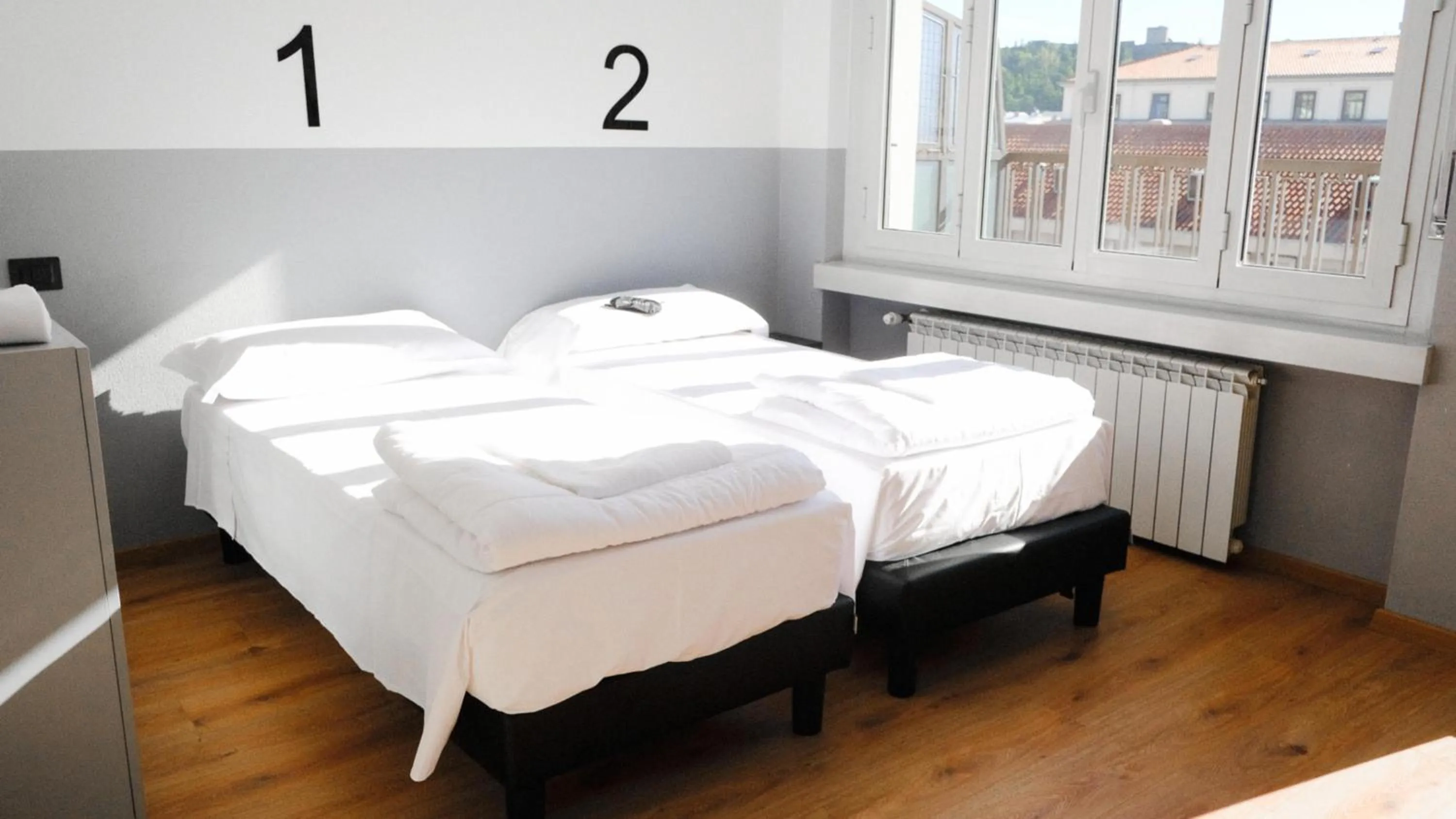 Bed in Hotello Trieste