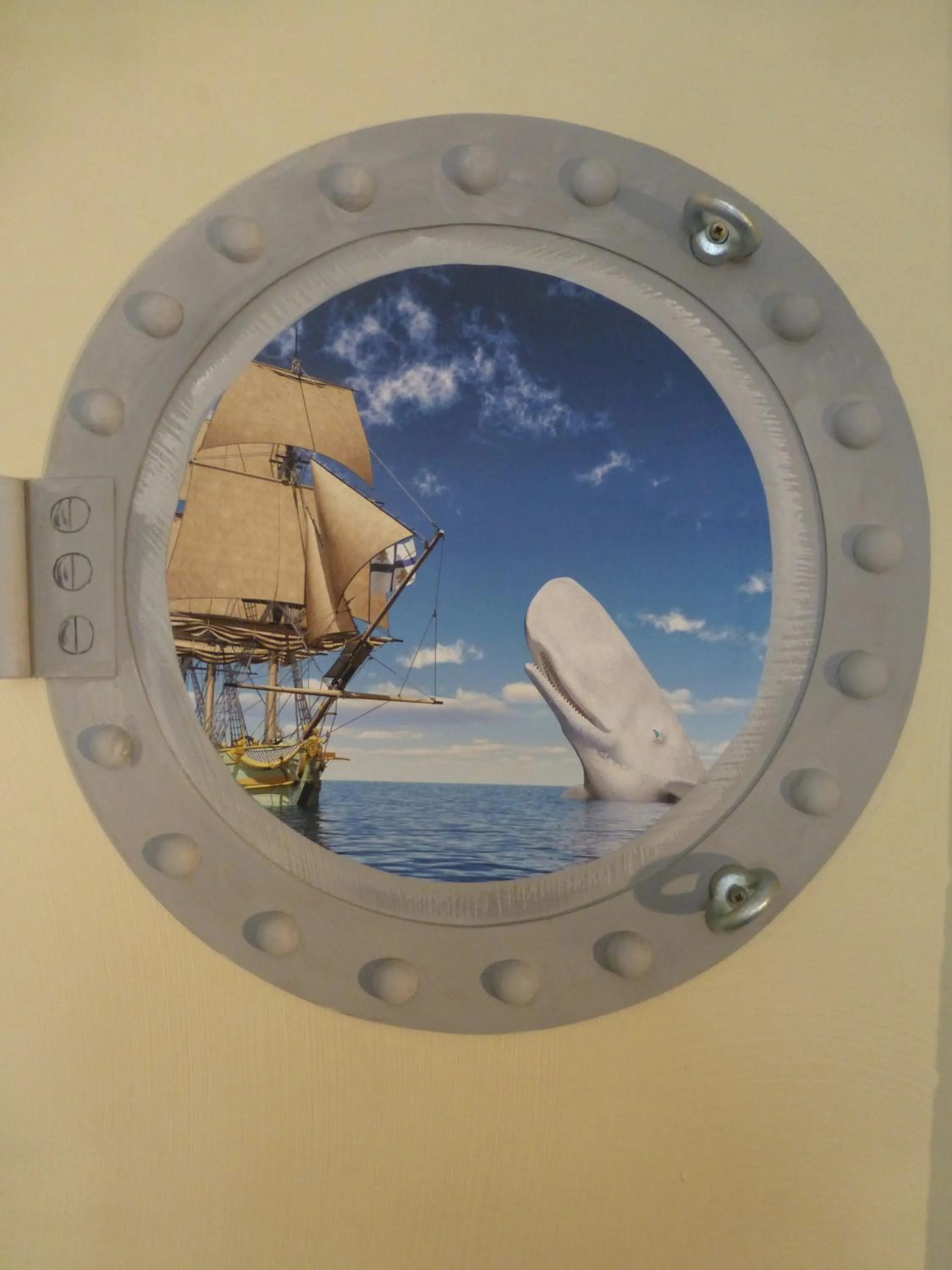 Decorative detail in Hostel Mondpalast