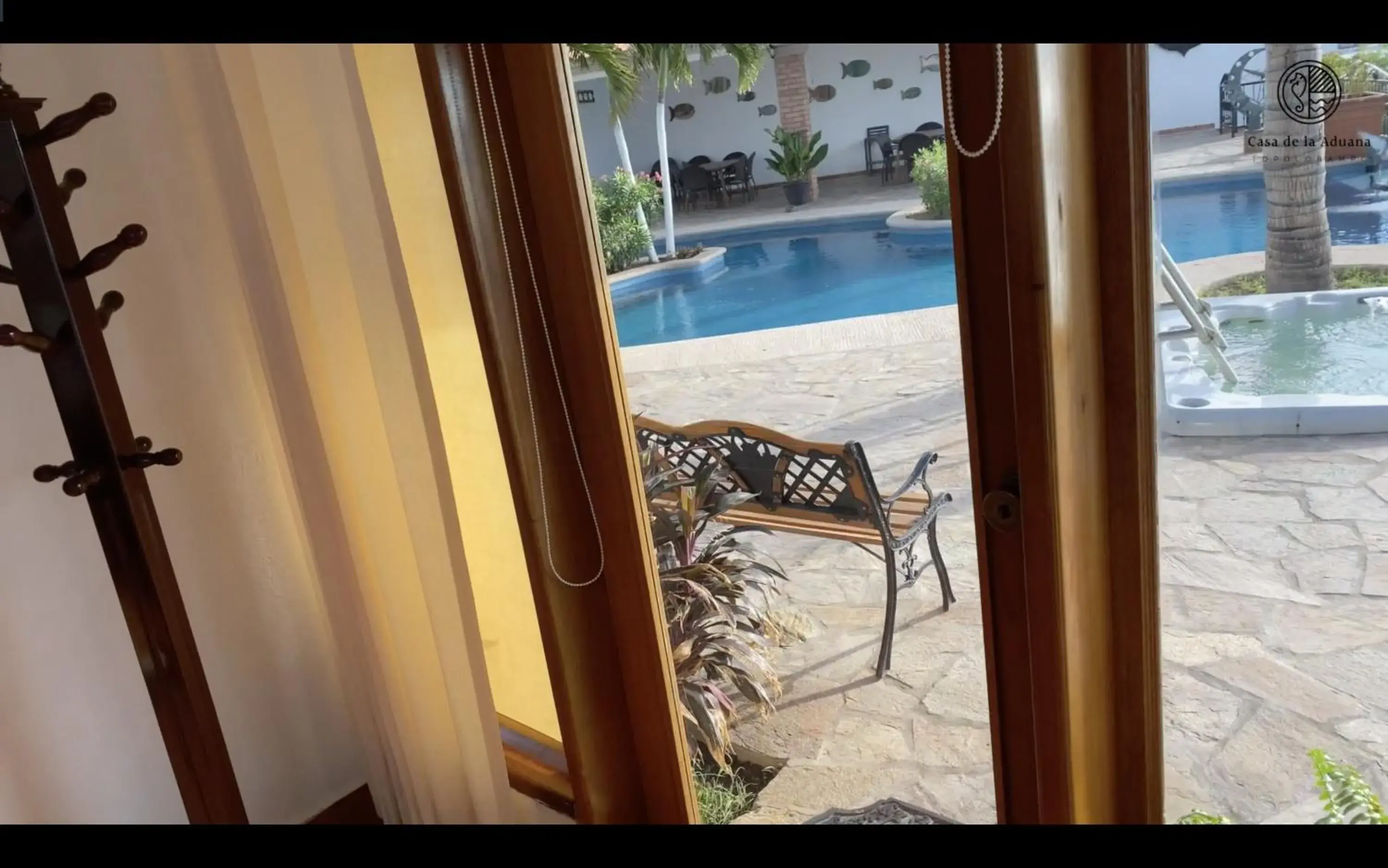 Double Room with Pool View in Casa de la Aduana Hotel Boutique Double Room with Pool View in Casa de la Aduana Hotel Boutique