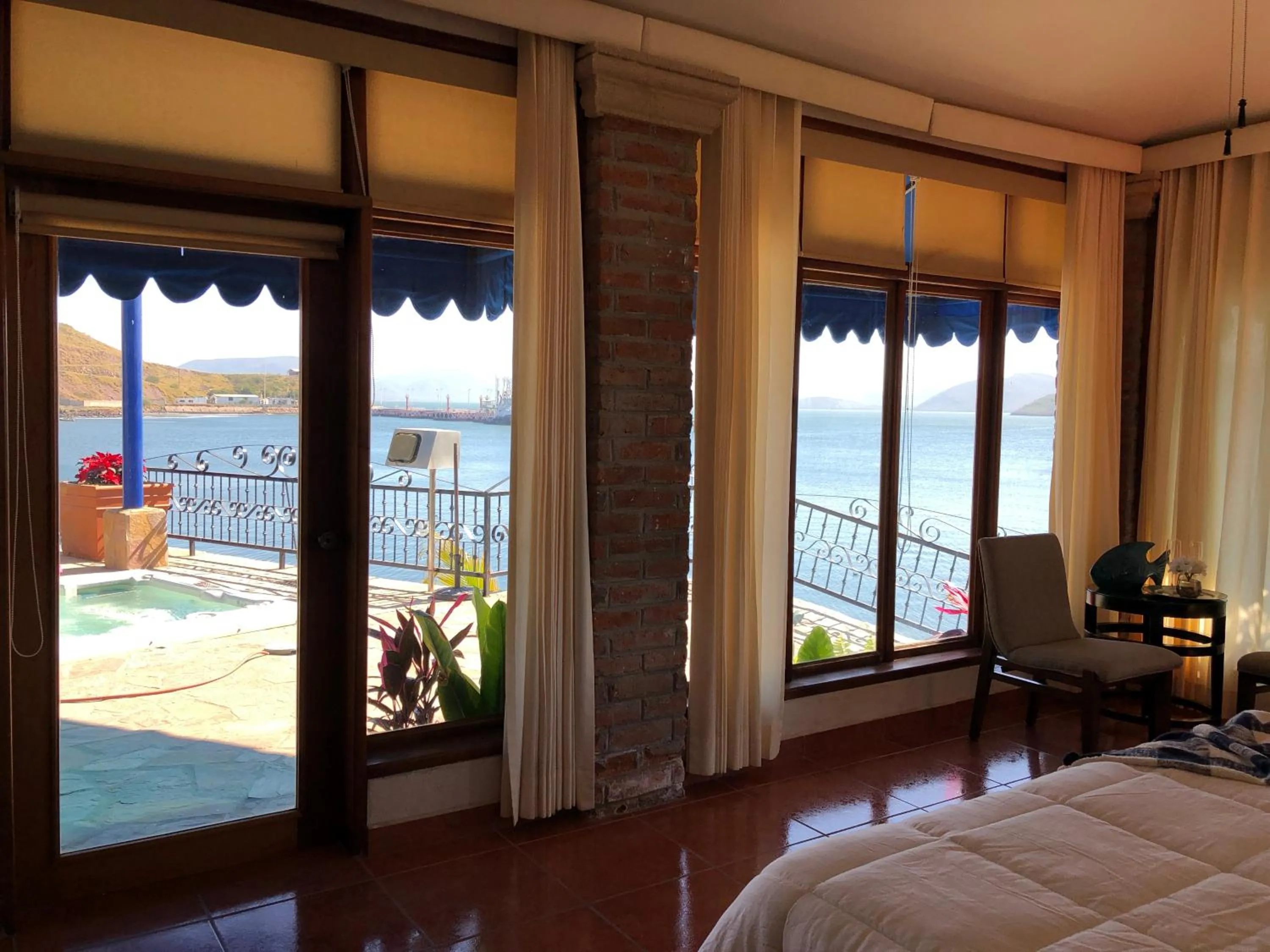 Sea view, Bed in Casa de la Aduana Hotel Boutique