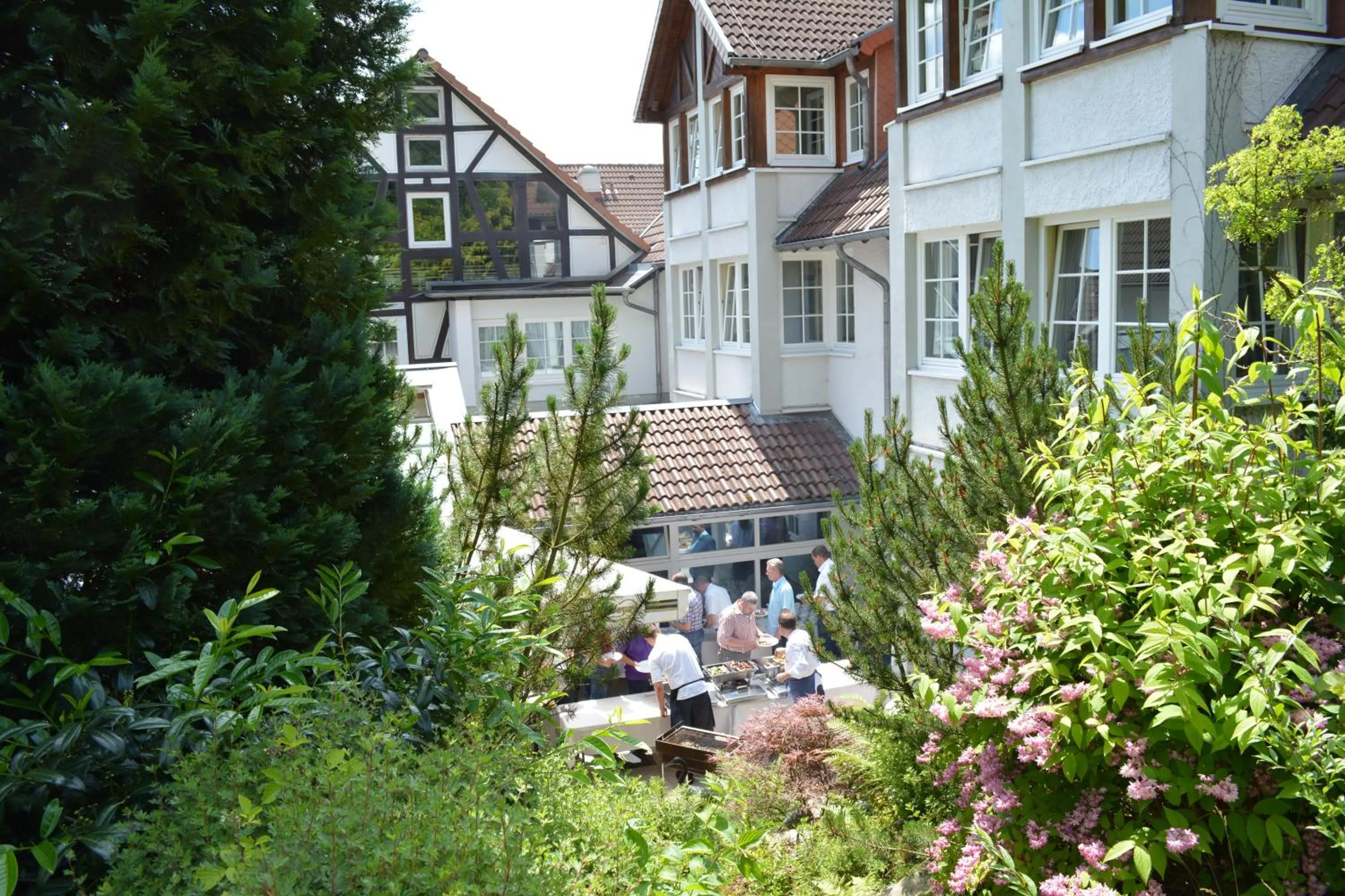Garden in Landgasthof Hotel Hess