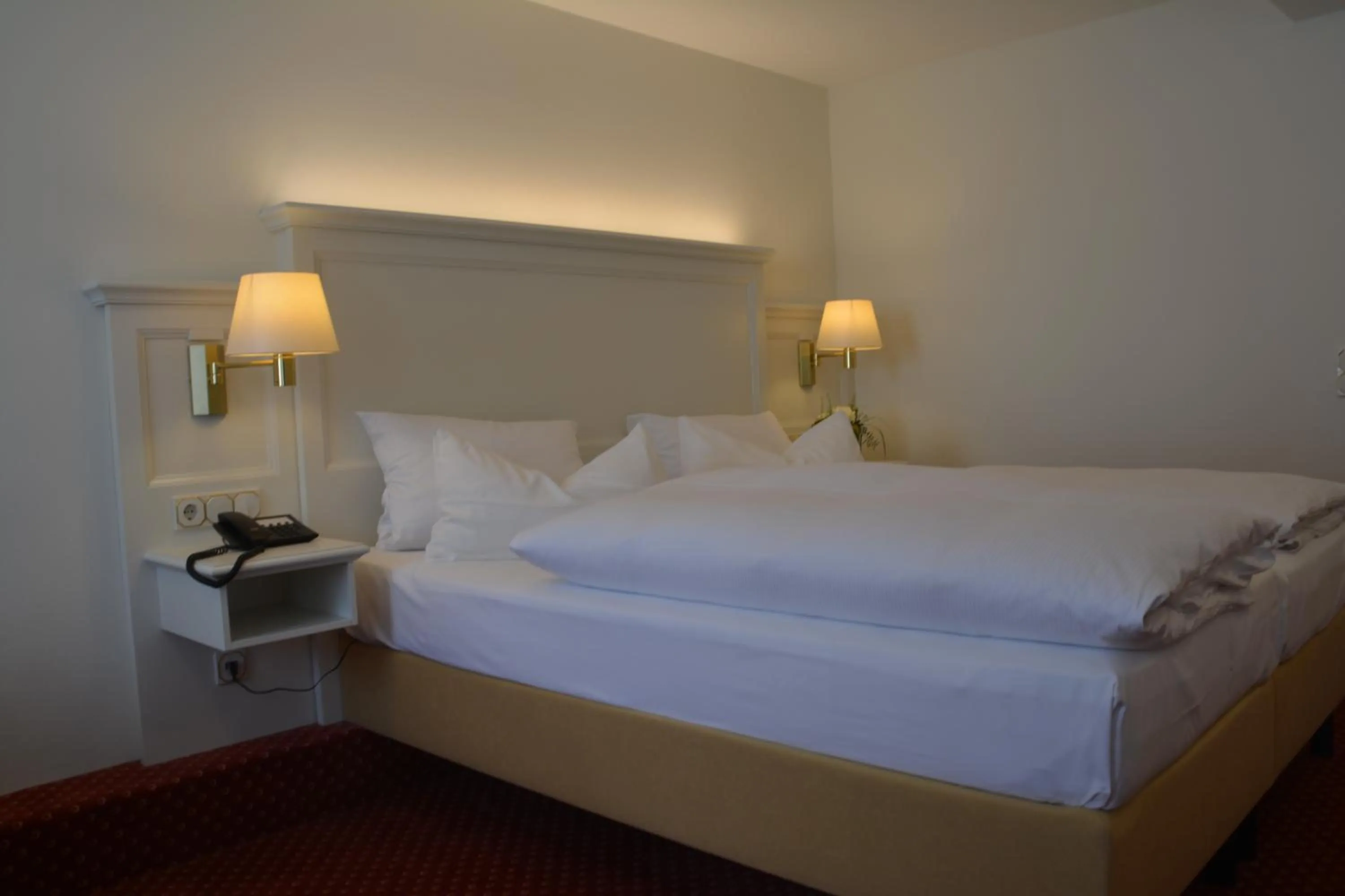 Photo of the whole room, Bed in Landgasthof Hotel Hess