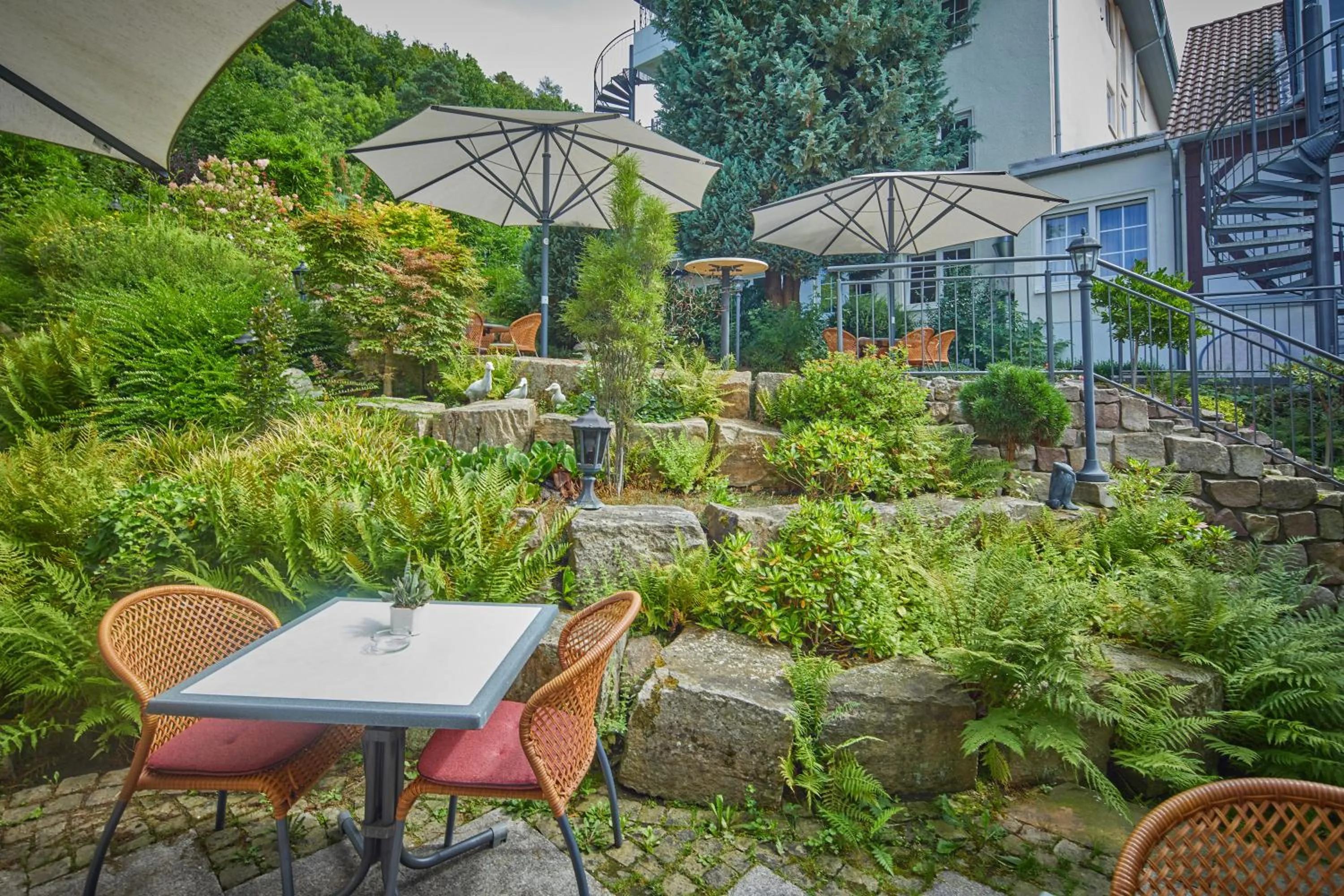 Garden in Landgasthof Hotel Hess