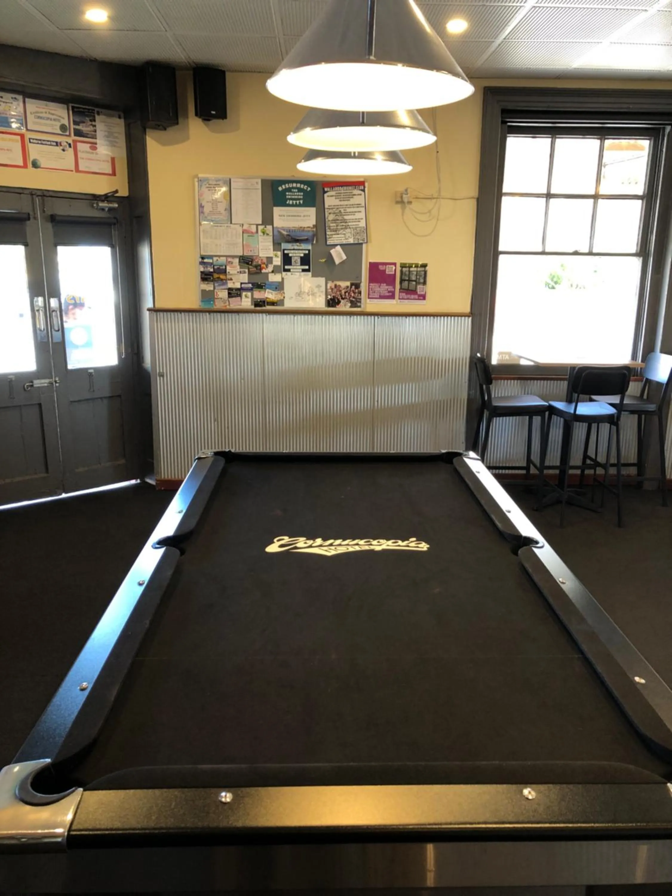 Billiard in Cornucopia hotel