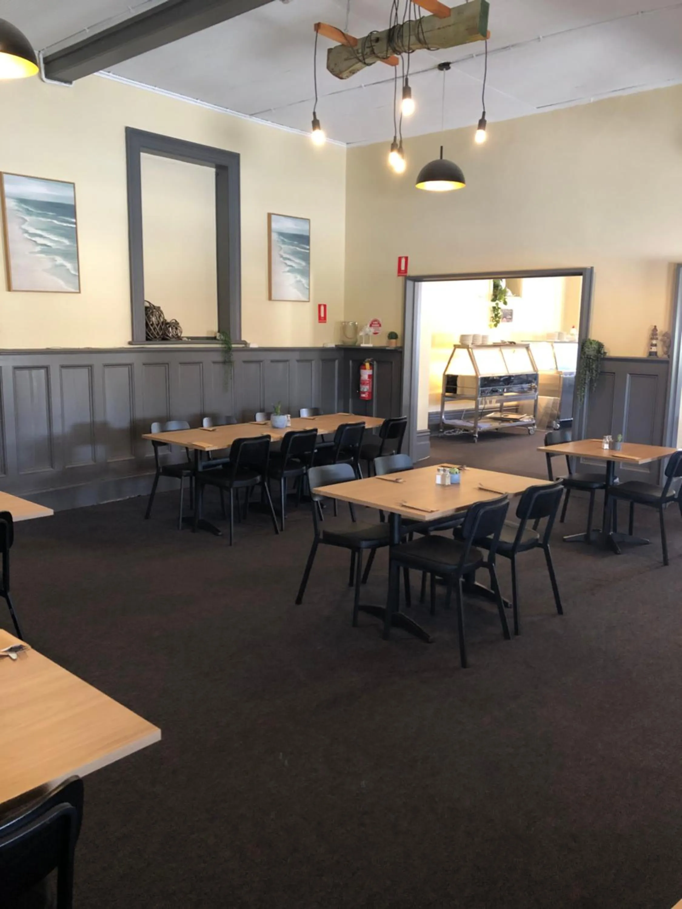 Dining area in Cornucopia hotel