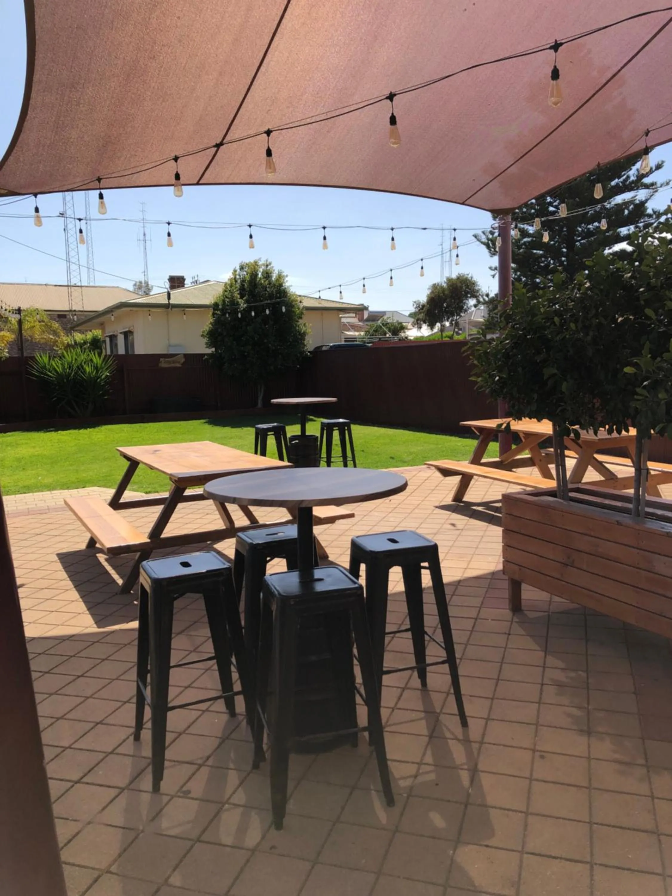 Garden in Cornucopia hotel