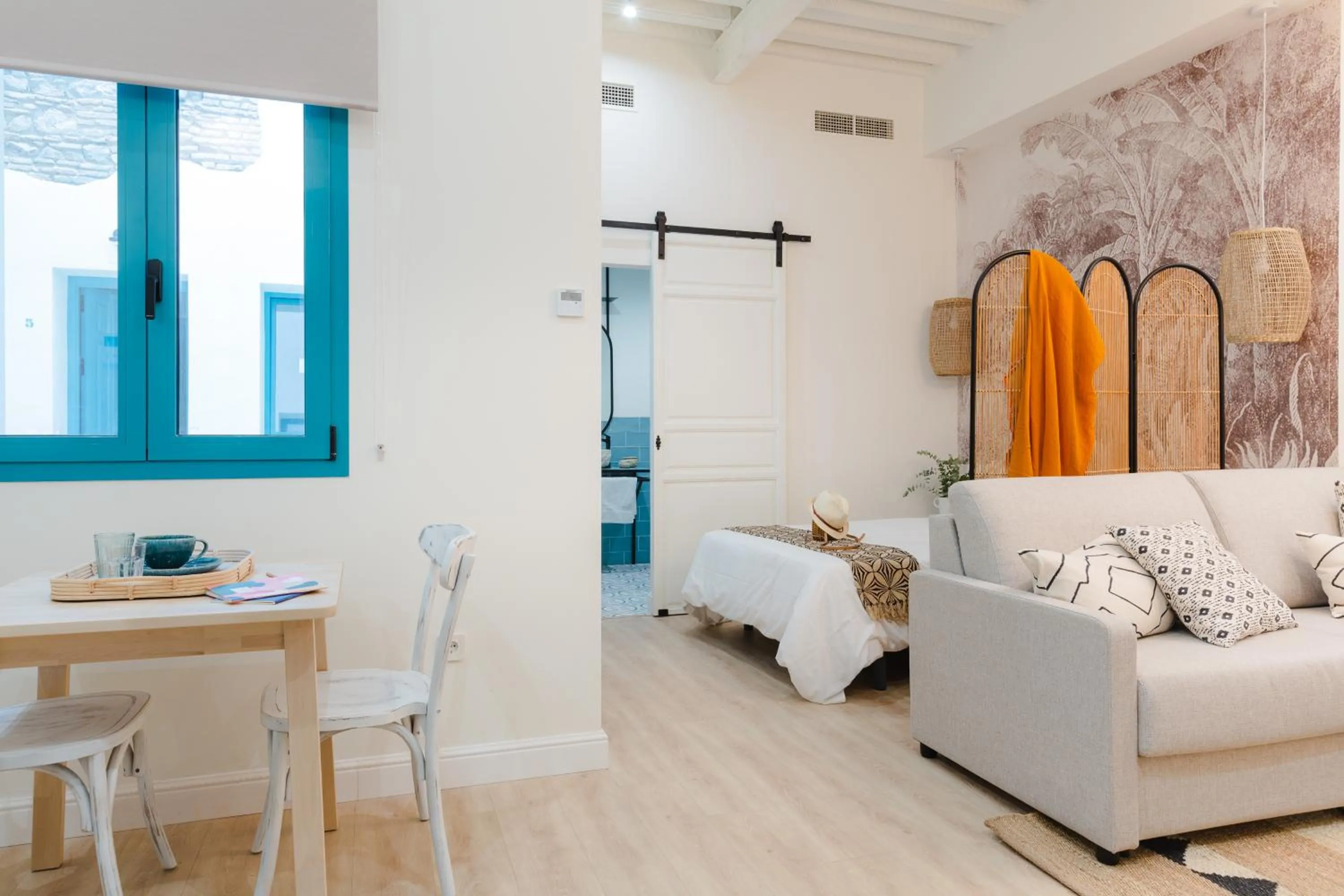 Living room in Atenea Malaga Apartments