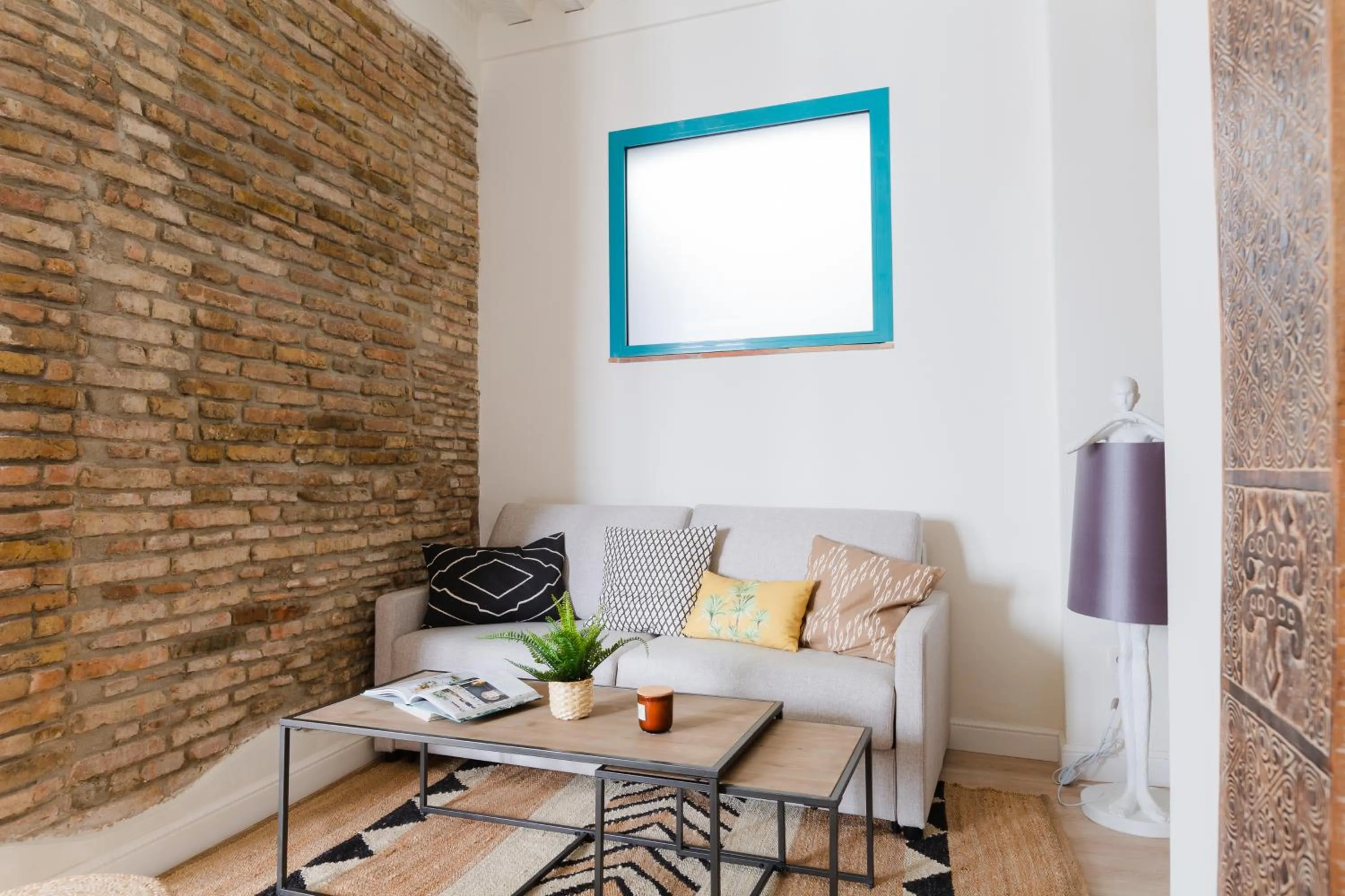 Living room in Atenea Malaga Apartments