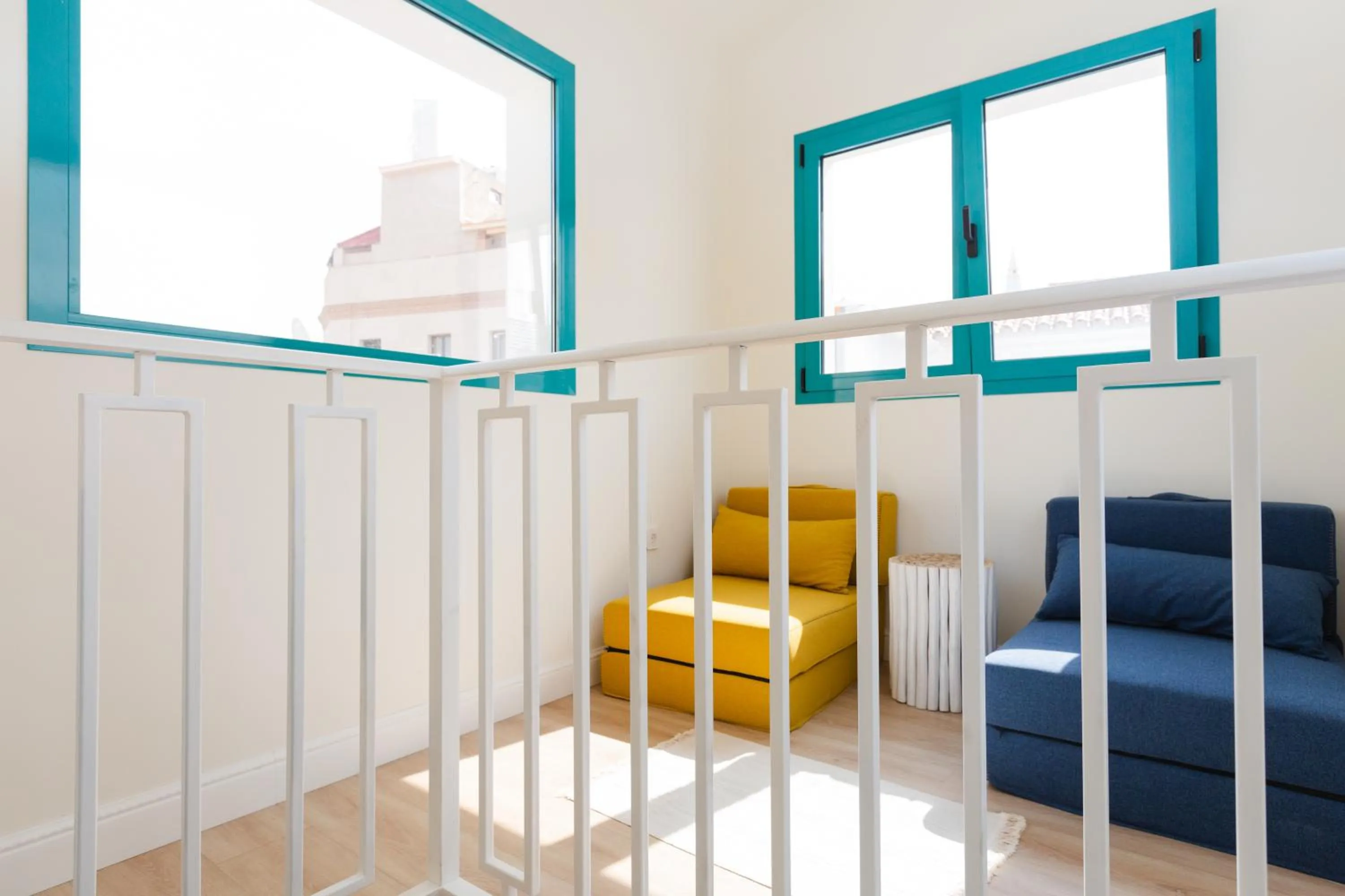 Living room in Atenea Malaga Apartments