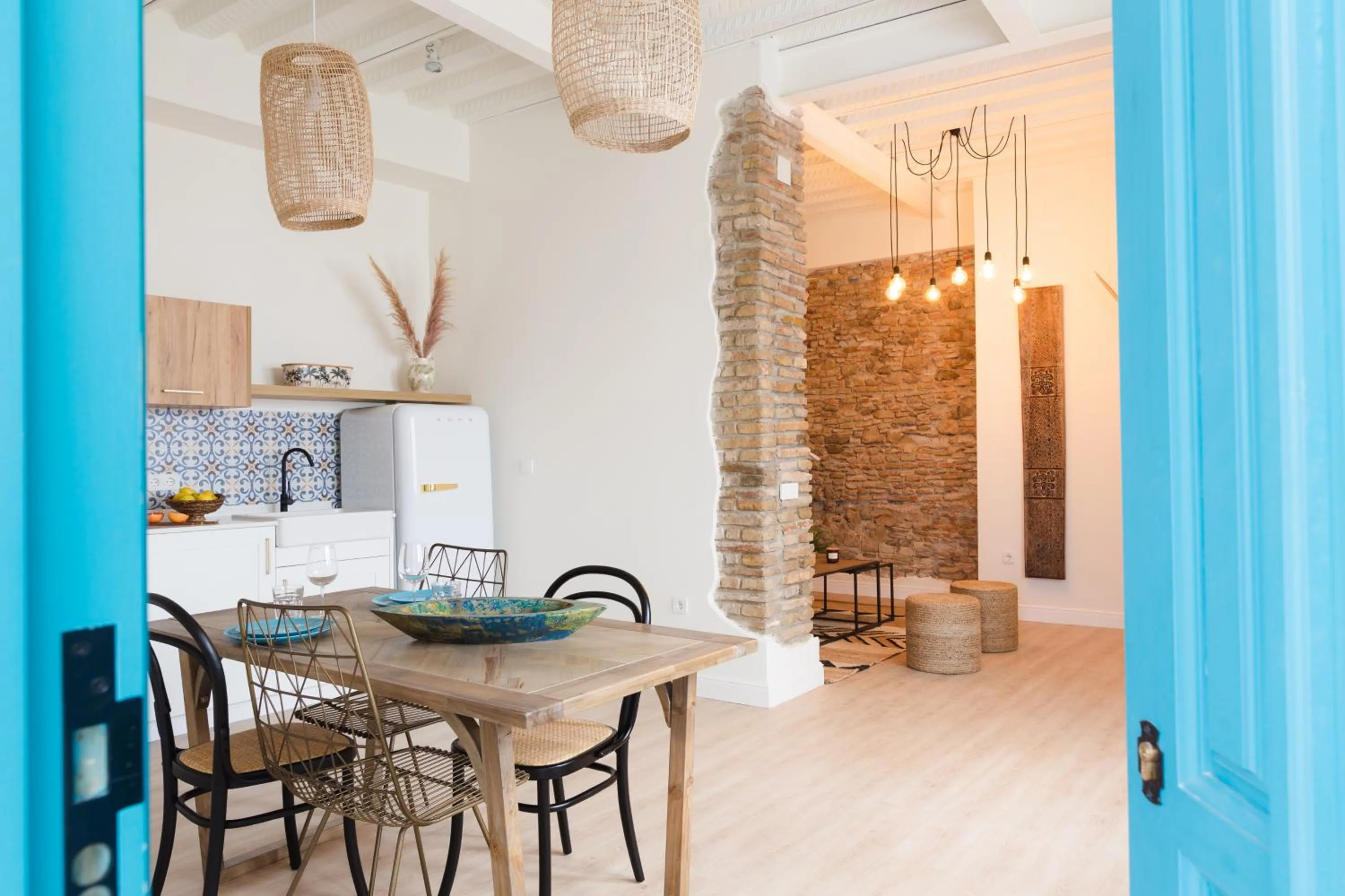 Kitchen or kitchenette in Atenea Malaga Apartments