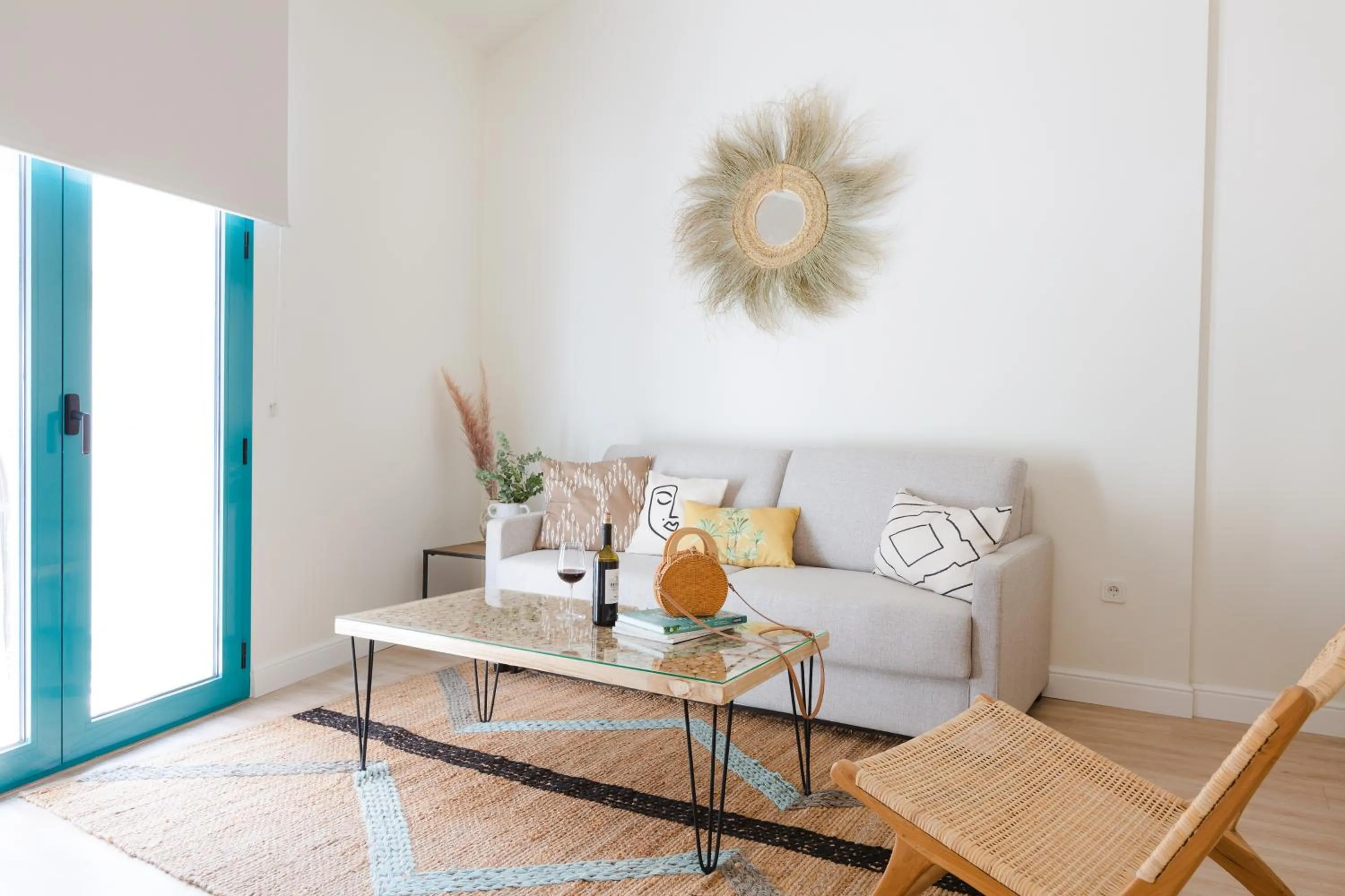 Living room in Atenea Malaga Apartments