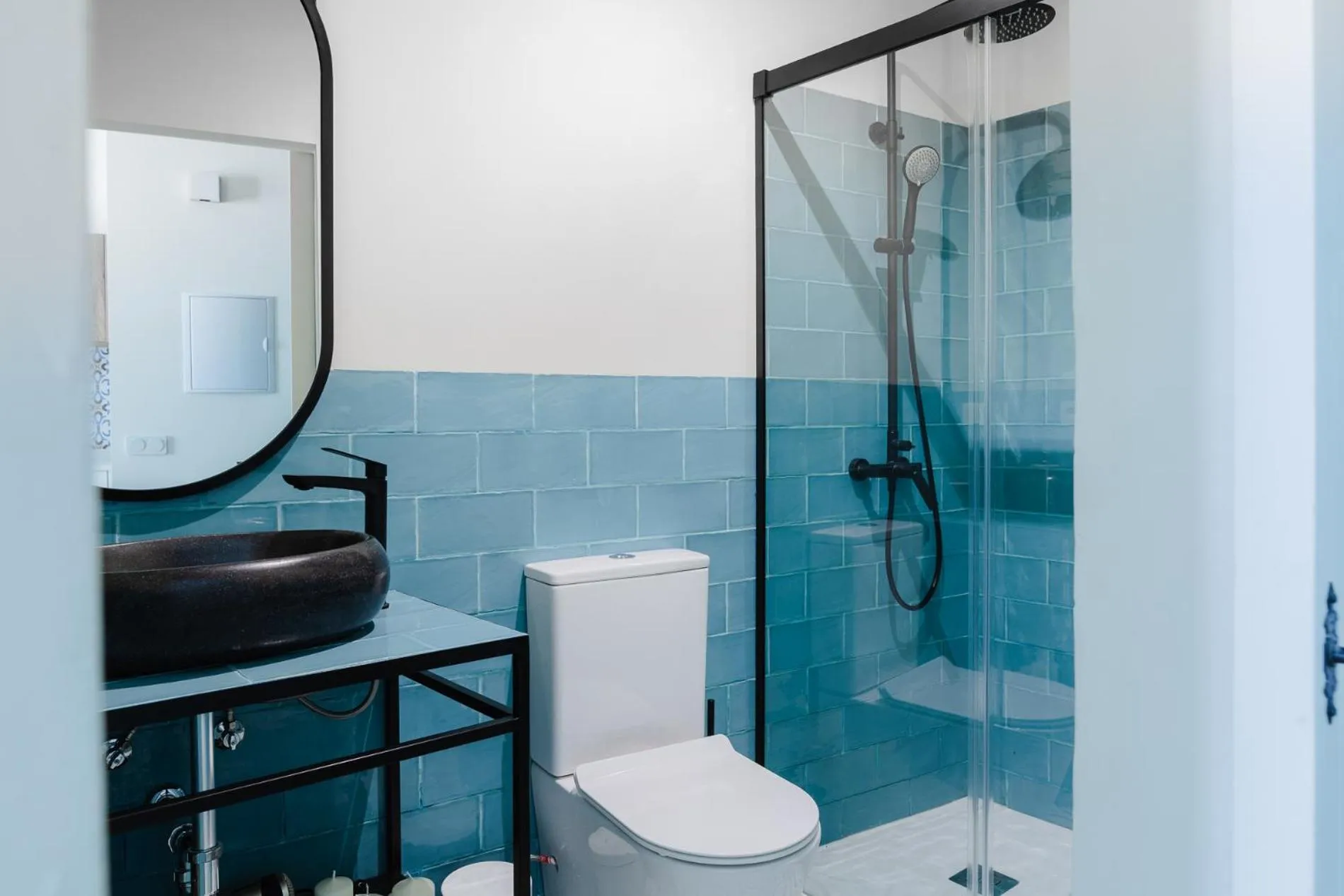 Shower in Atenea Malaga Apartments