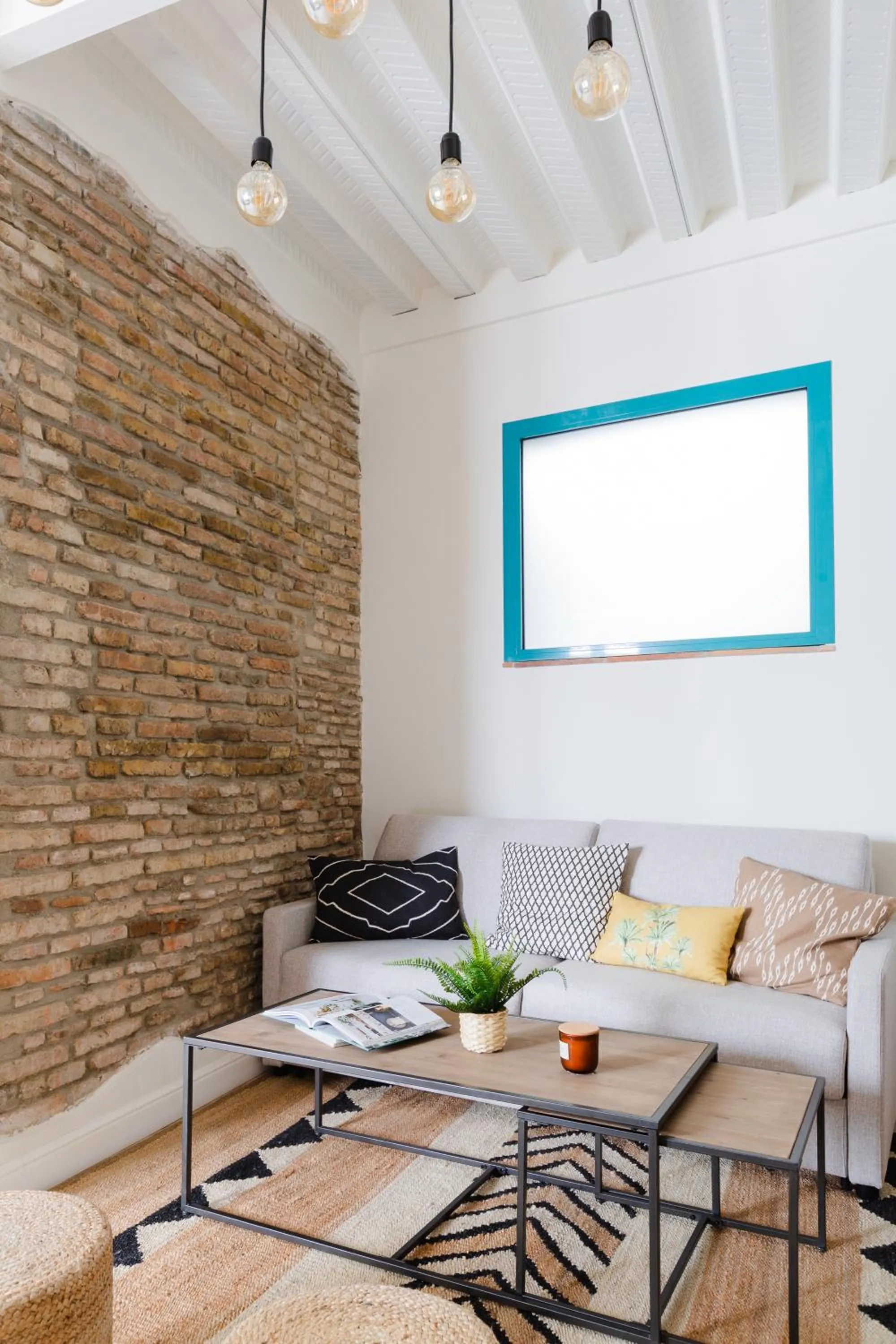 Living room in Atenea Malaga Apartments