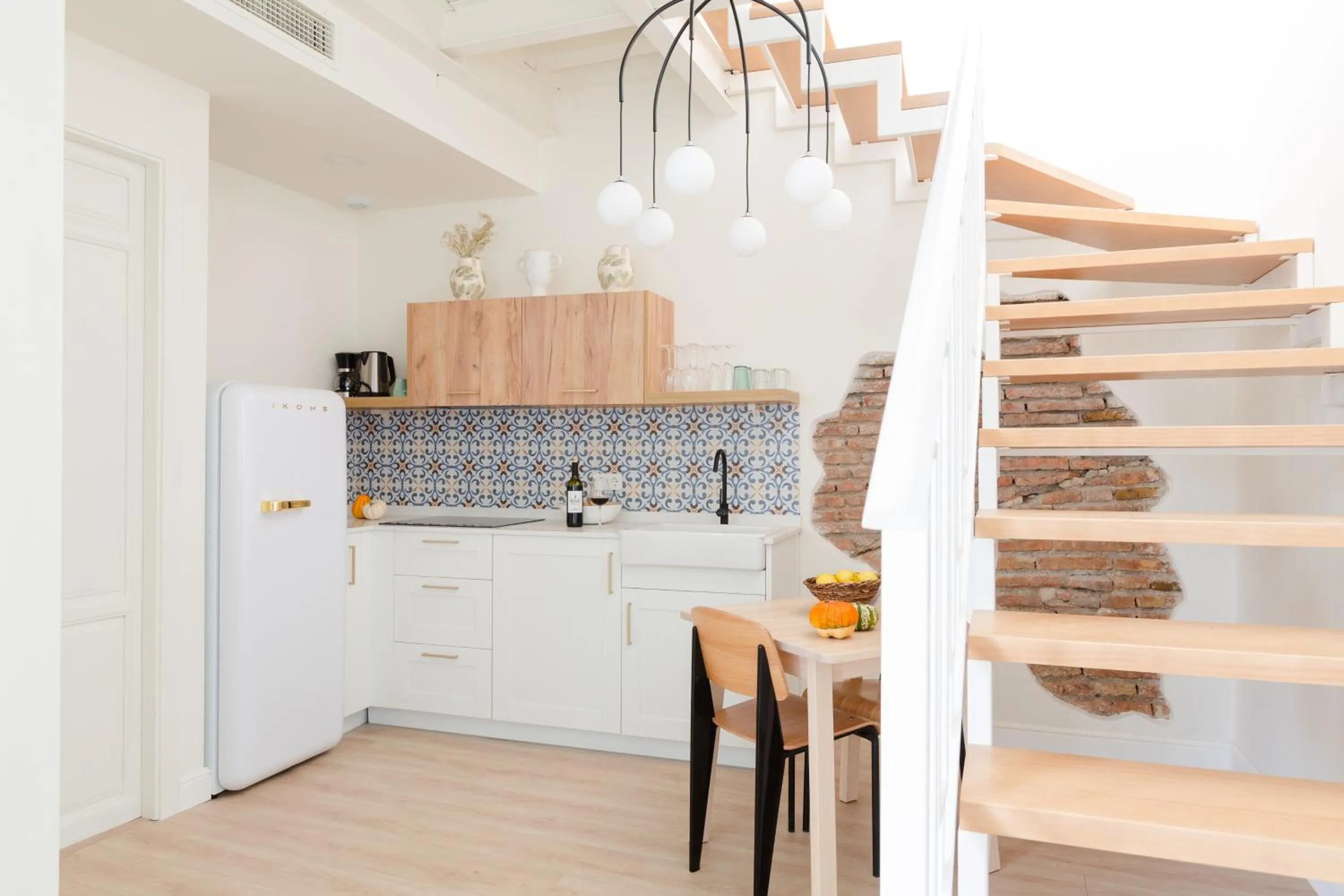 Kitchen or kitchenette in Atenea Malaga Apartments