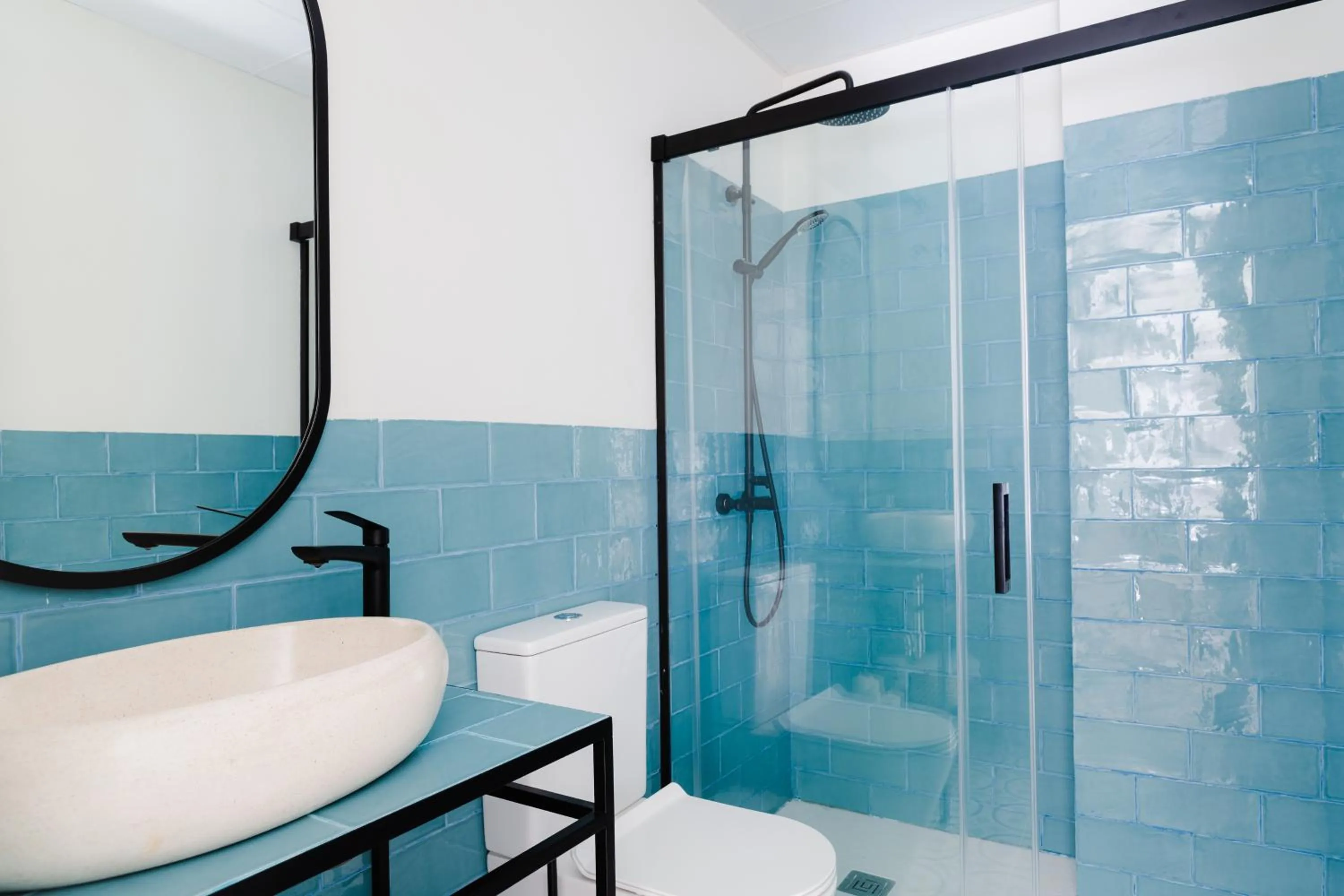 Shower in Atenea Malaga Apartments