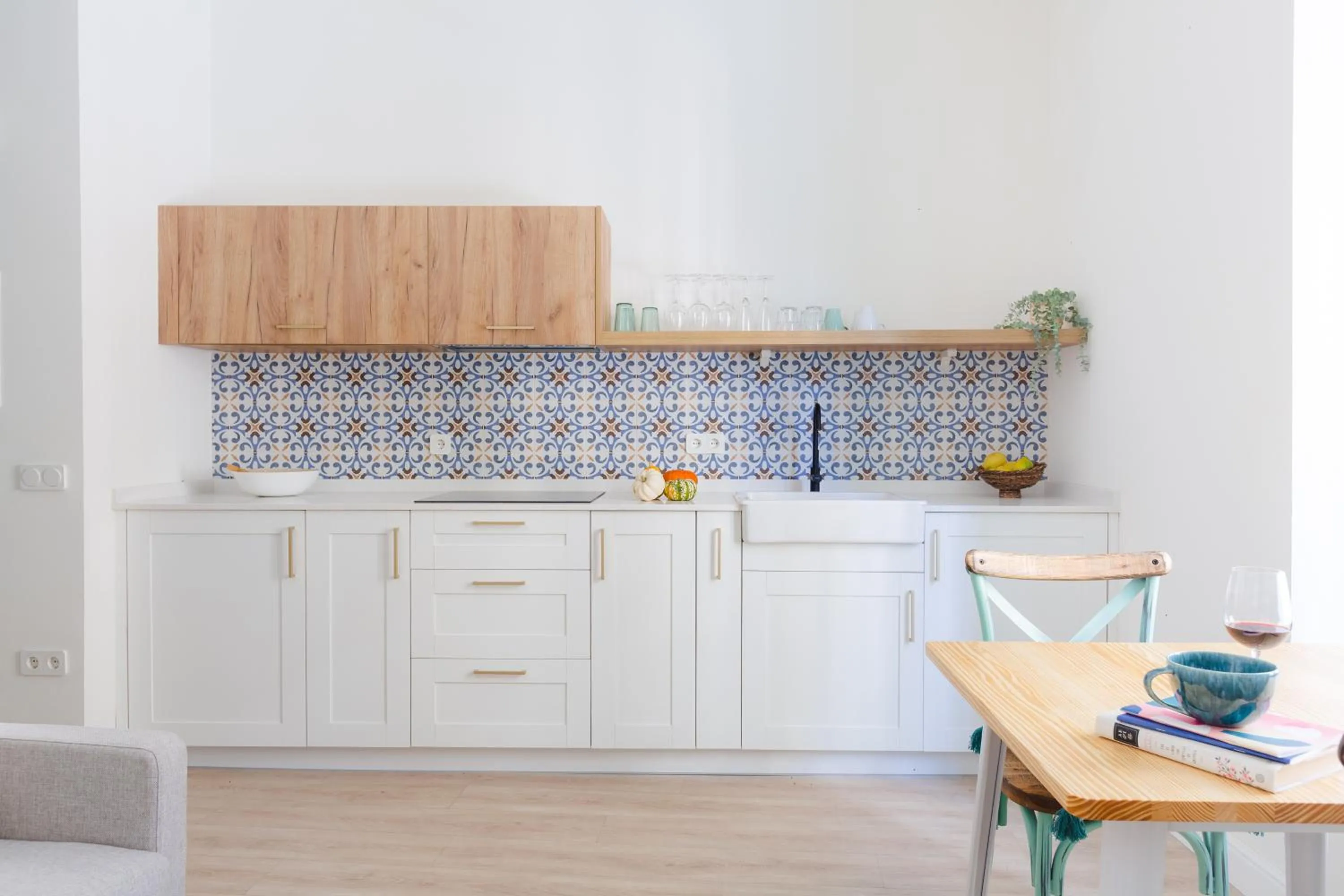 Kitchen or kitchenette in Atenea Malaga Apartments