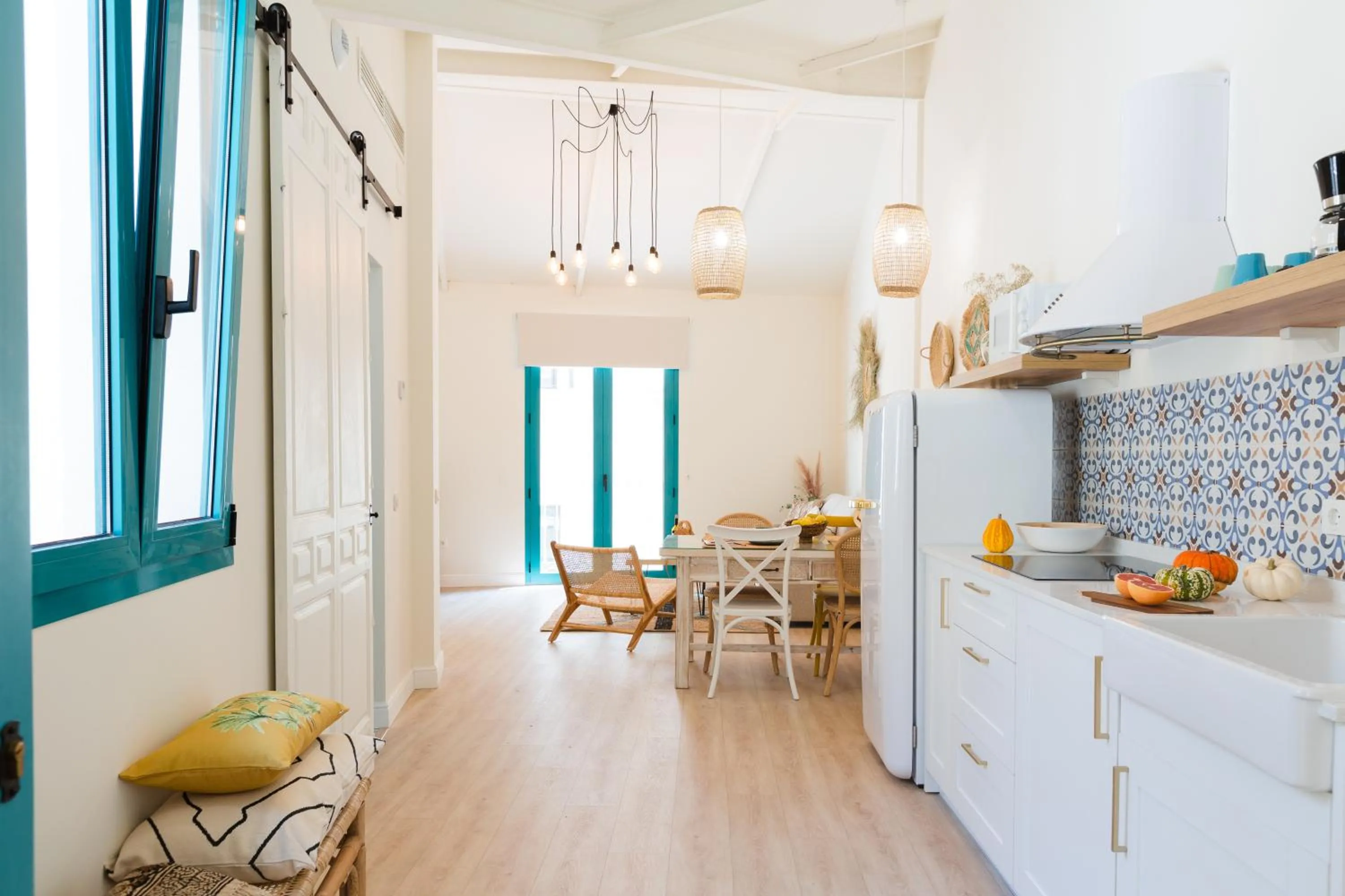 Living room in Atenea Malaga Apartments