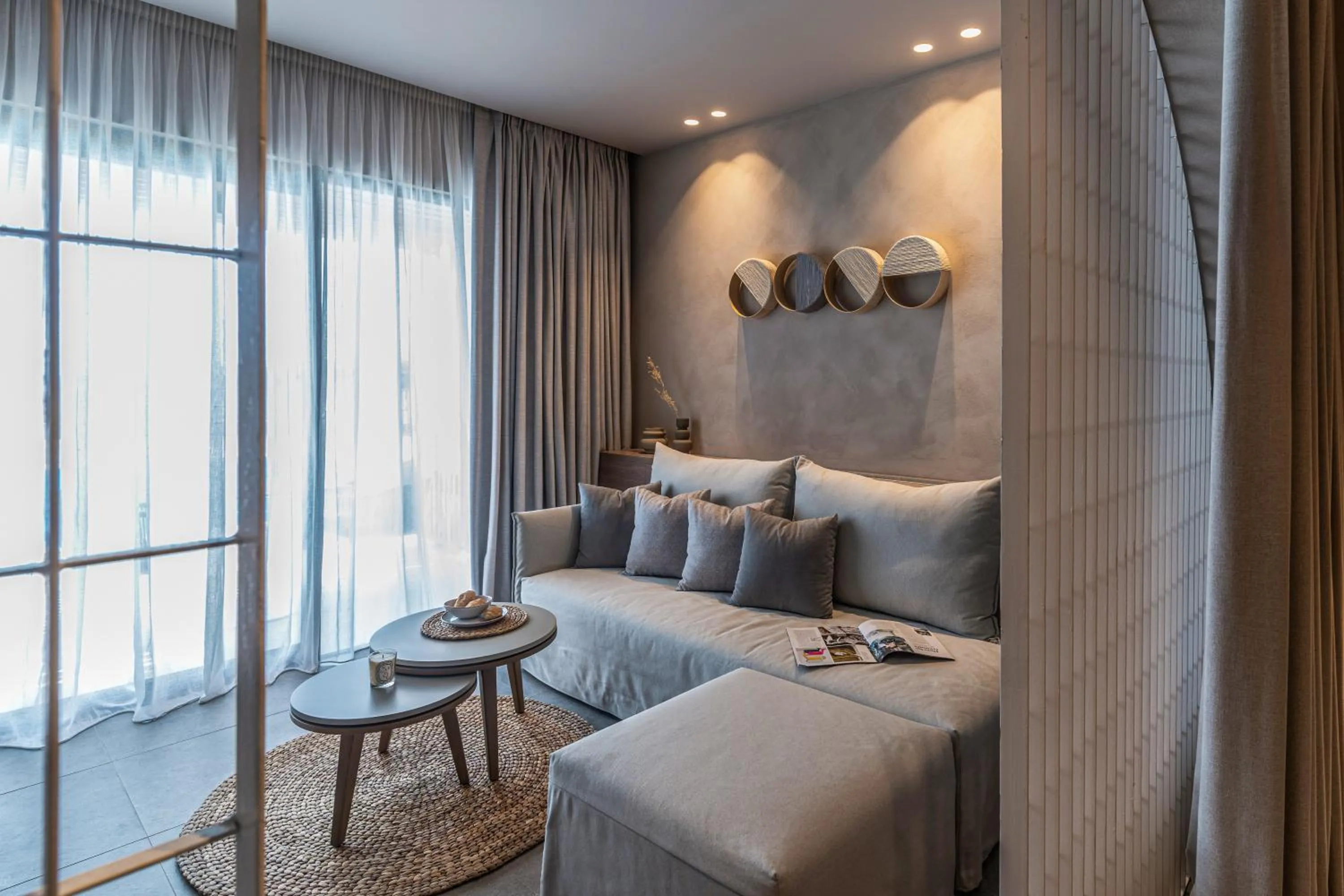 Seating area, Bed in Elissa Lifestyle Beach Resort - Adults Only