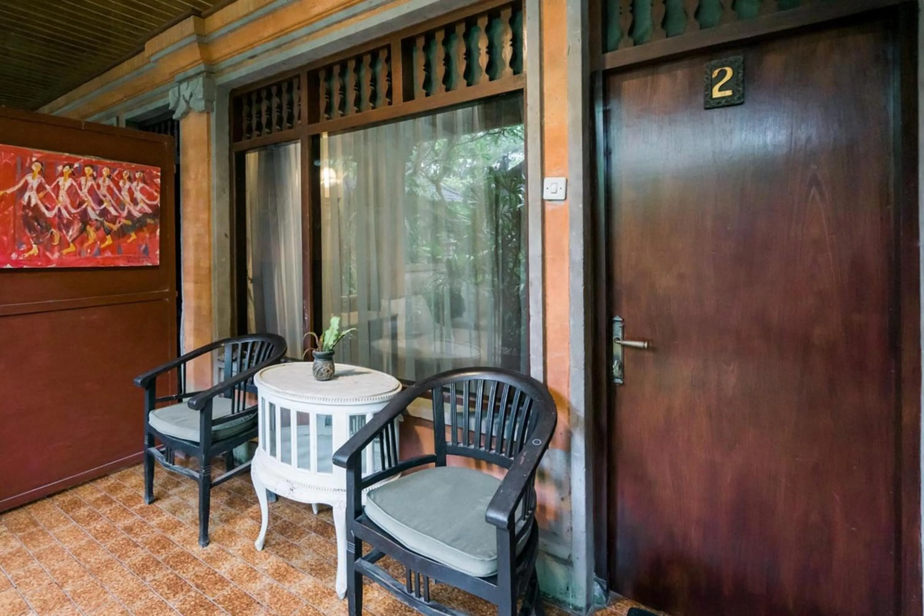 Balcony/Terrace in Urbanview Hotel Ananda Beach Sanur