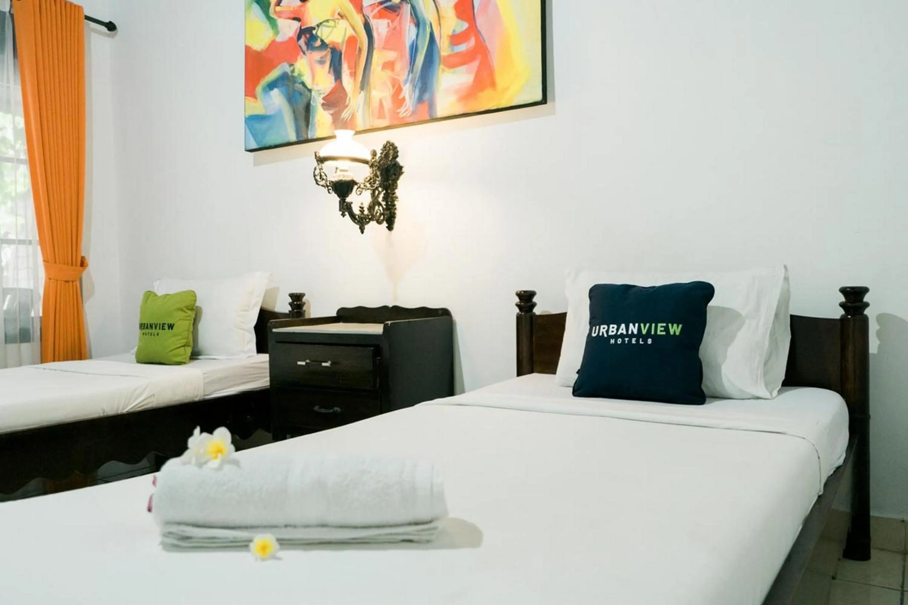 Bed in Urbanview Hotel Ananda Beach Sanur