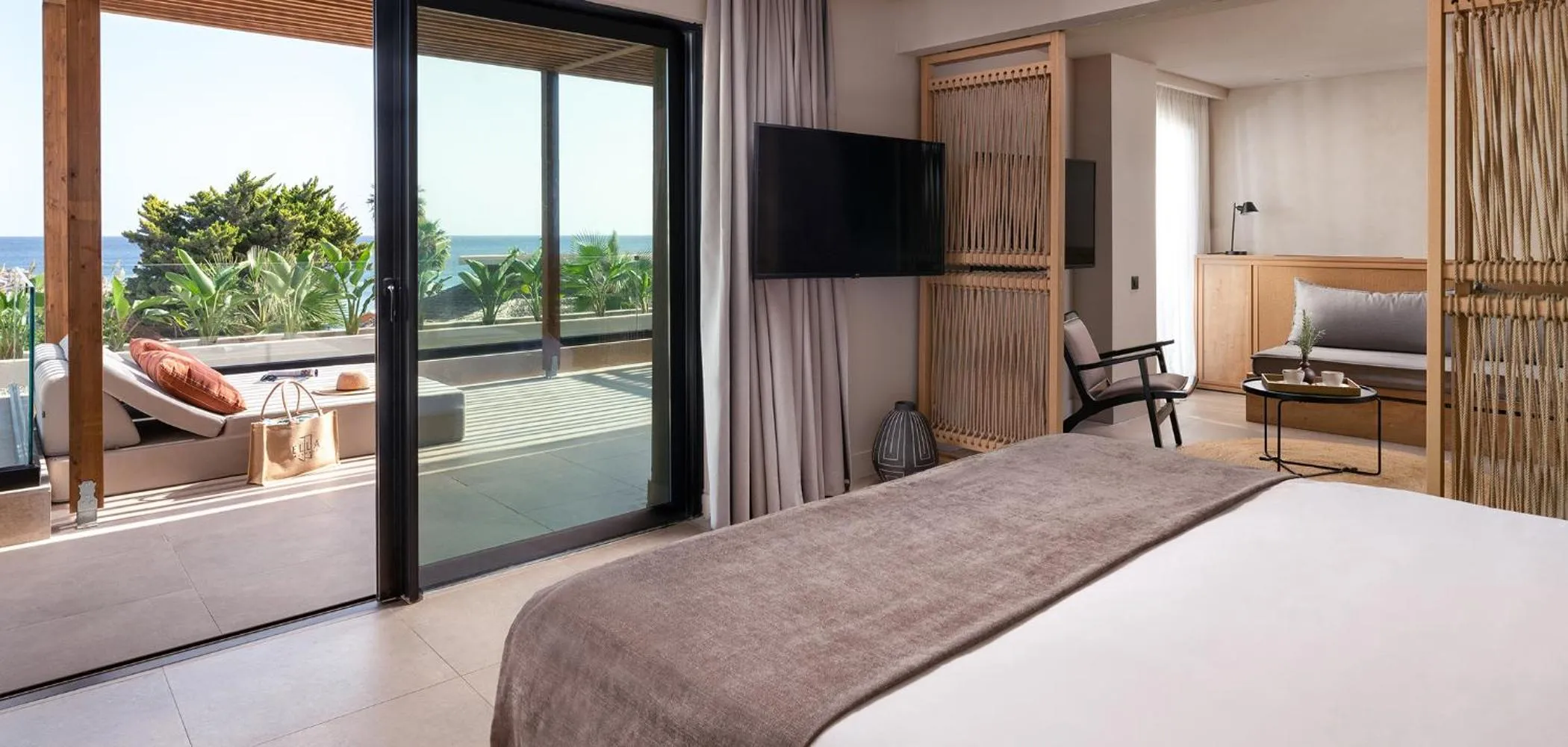 Bed in Helea Lifestyle Beach Resort